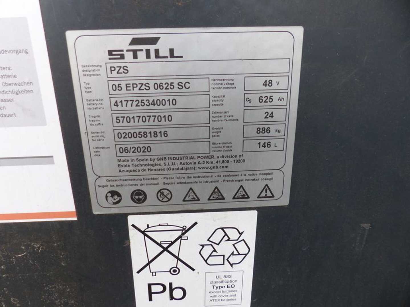 Used Forklift STILL RX20-16 3 ratų šakinis krautuvas (Image 6) Used Forklift STILL RX20-16 3 ratų šakinis krautuvas (Image 6)