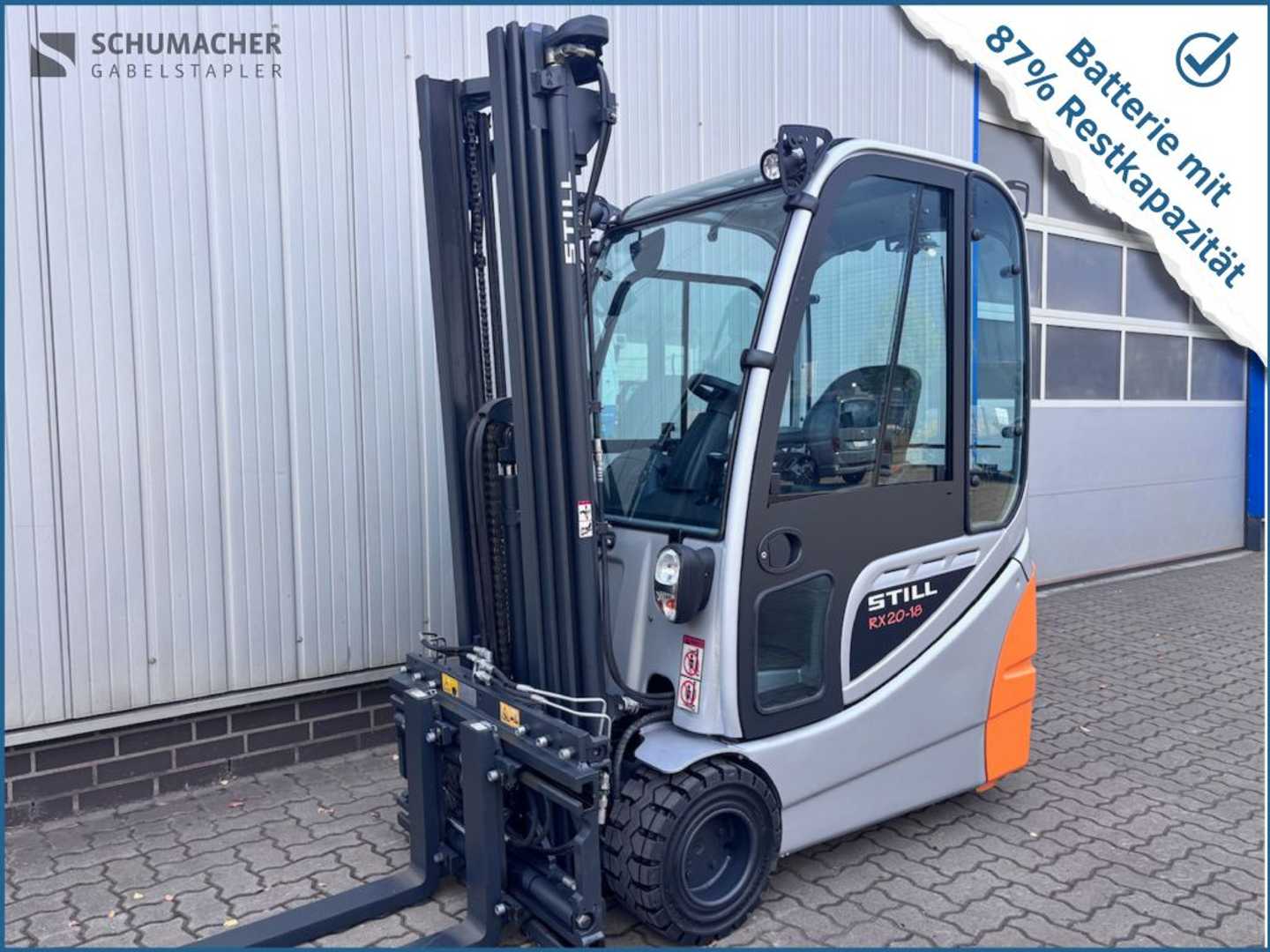 Used Forklift STILL RX20-18 | Batterie 87% 3 ratų šakinis krautuvas (Image 1) Used Forklift STILL RX20-18 | Batterie 87% 3 ratų šakinis krautuvas (Image 1)