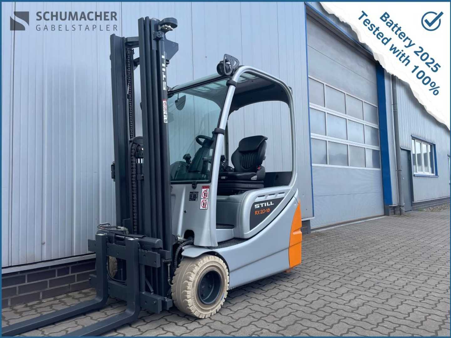 Used Forklift STILL RX20-18 | Battery 2025 - tested with 100% 3 ratų šakinis krautuvas (Image 1) Used Forklift STILL RX20-18 | Battery 2025 - tested with 100% 3 ratų šakinis krautuvas (Image 1)