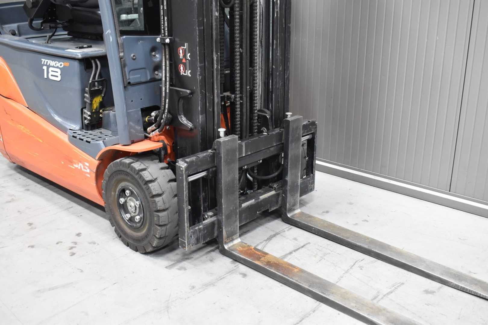 Used Forklift Toyota 8FBE18T /58008/ 3 ratų šakinis krautuvas (Image 6)