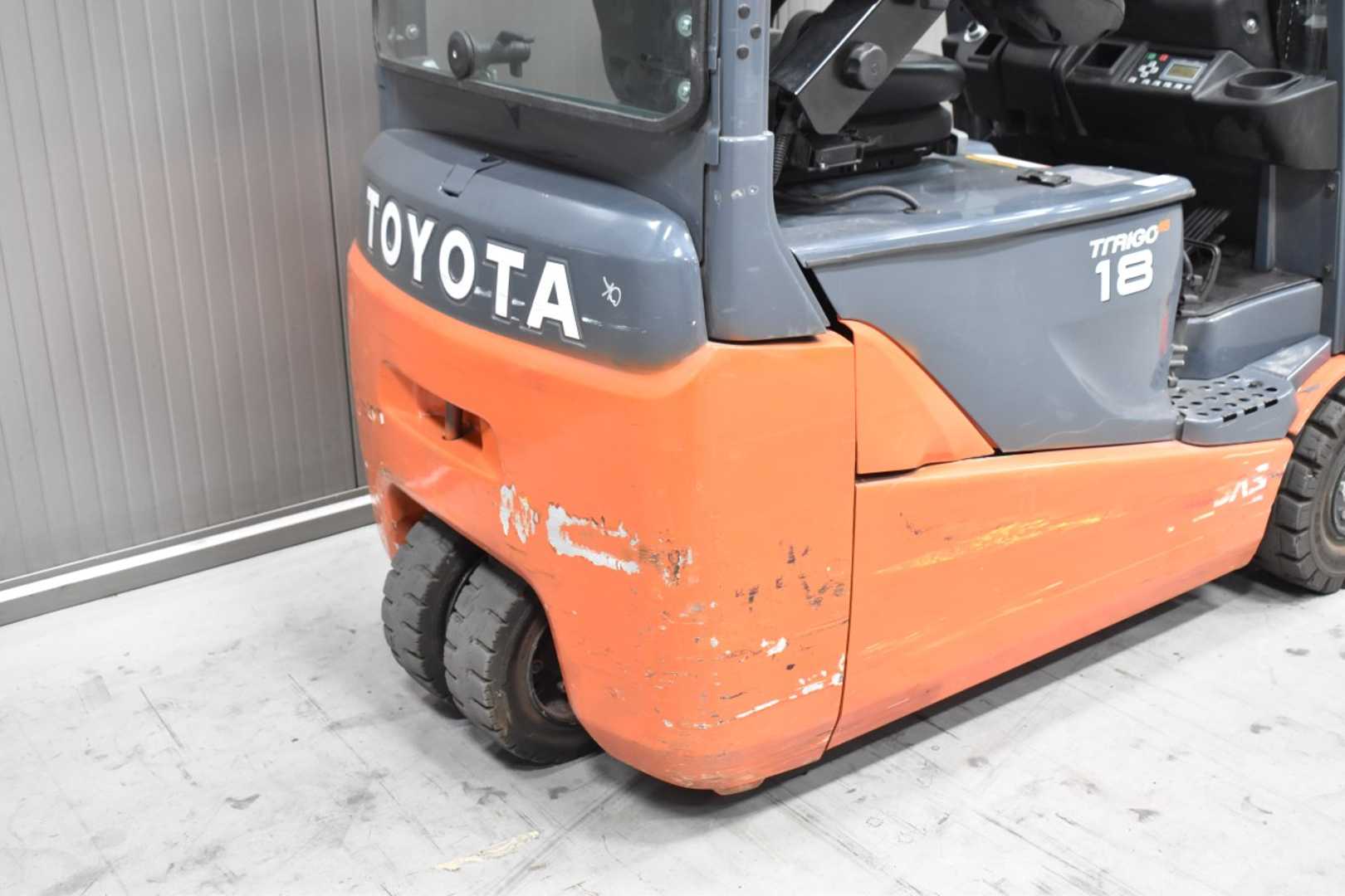Used Forklift Toyota 8FBE18T /58008/ 3 ratų šakinis krautuvas (Image 8)