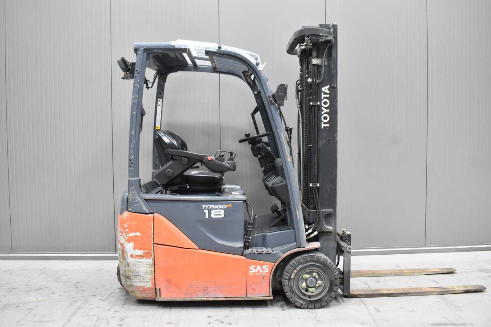 Used Forklift Toyota 8FBEK18T /58010/ 3 ratų šakinis krautuvas (Image 3)