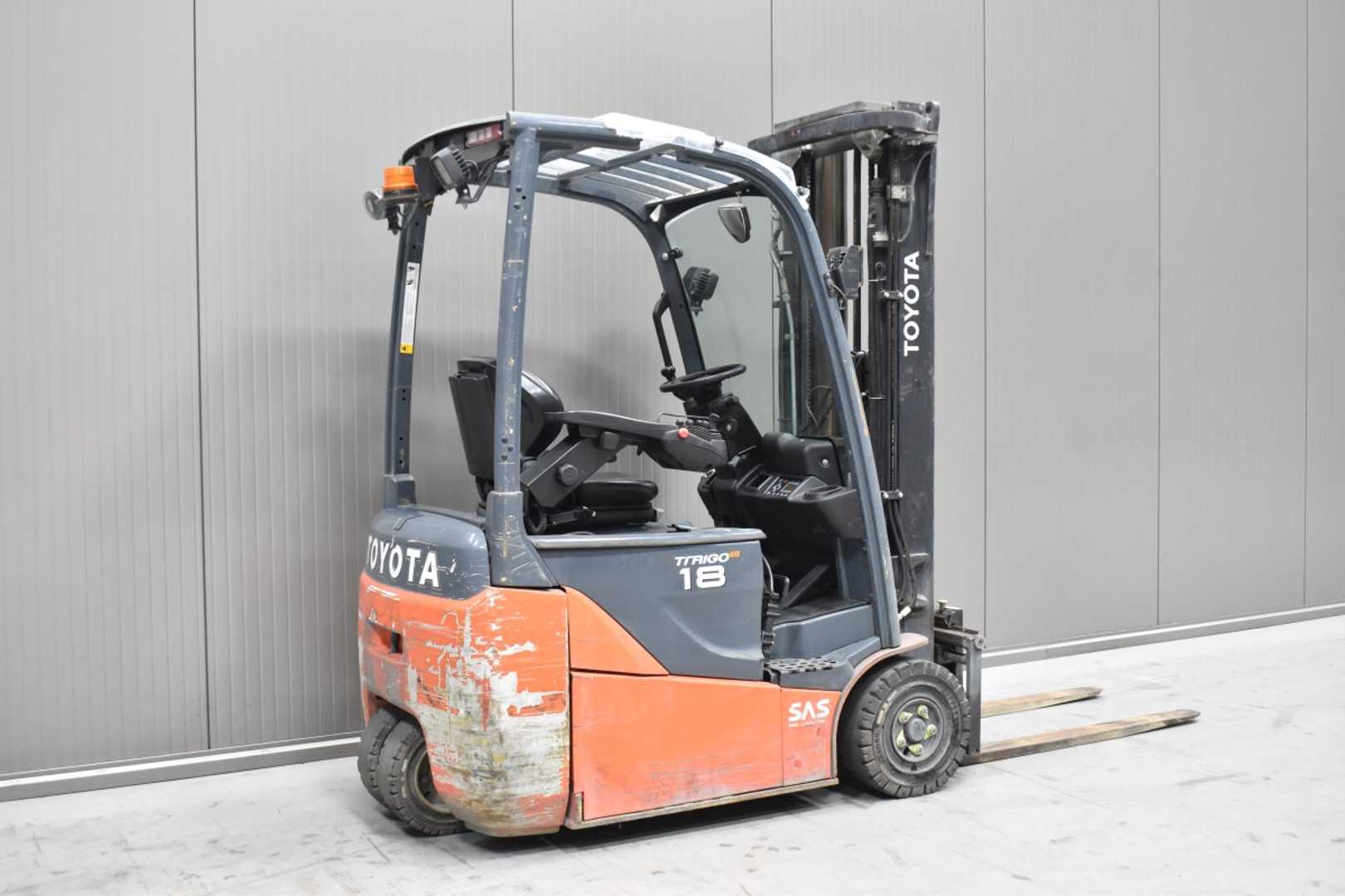 Used Forklift Toyota 8FBEK18T /58010/ 3 ratų šakinis krautuvas (Image 4)