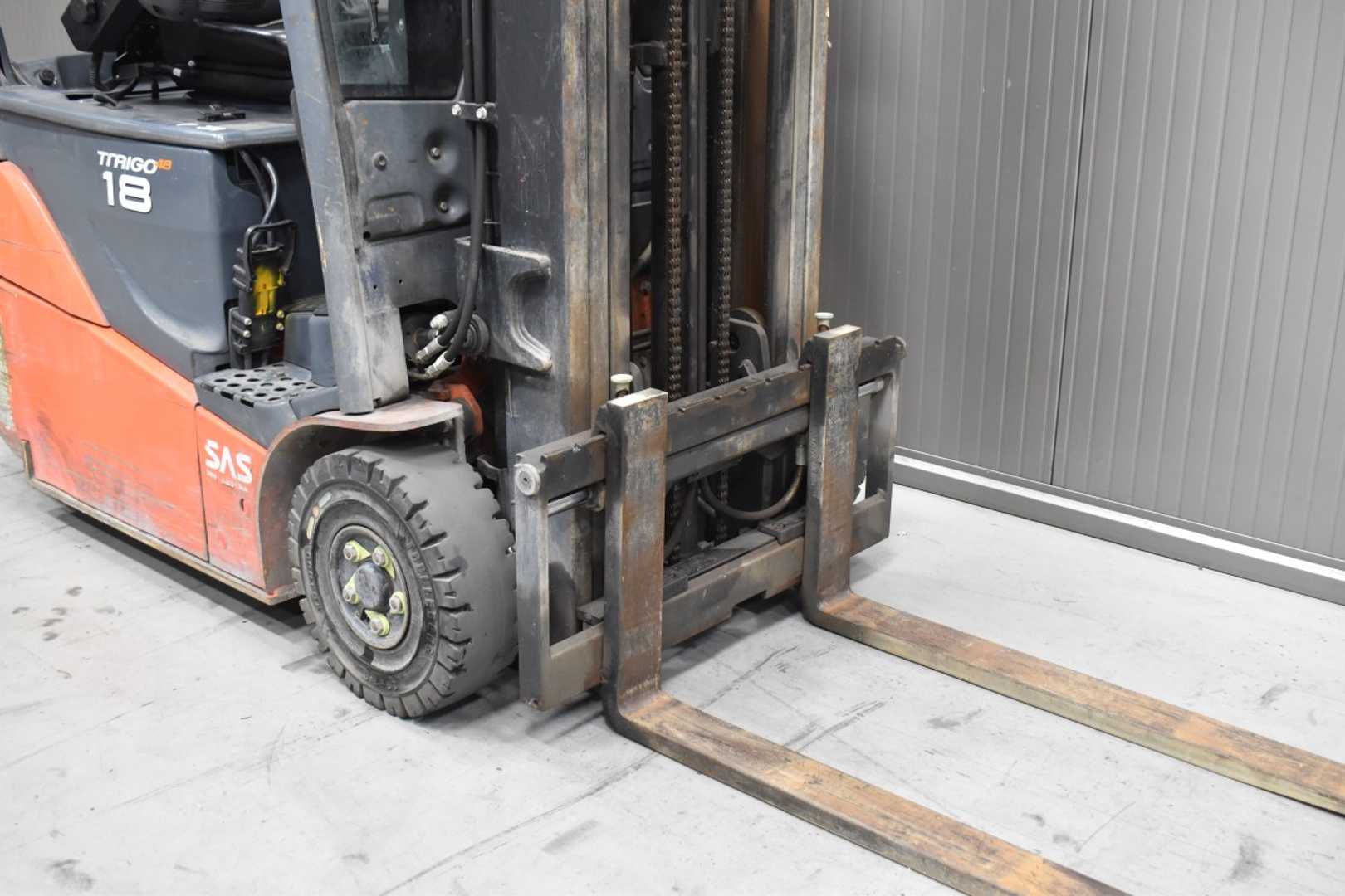Used Forklift Toyota 8FBEK18T /58010/ 3 ratų šakinis krautuvas (Image 6)