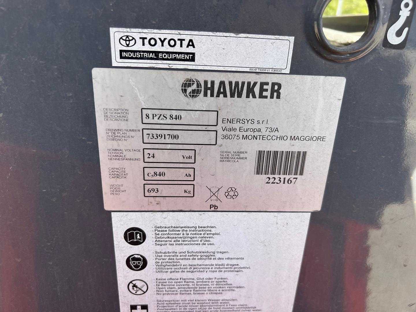 Used Forklift Toyota 7FBEST15 - 4510mm 3 ratų šakinis krautuvas (Image 10) Used Forklift Toyota 7FBEST15 - 4510mm 3 ratų šakinis krautuvas (Image 10)