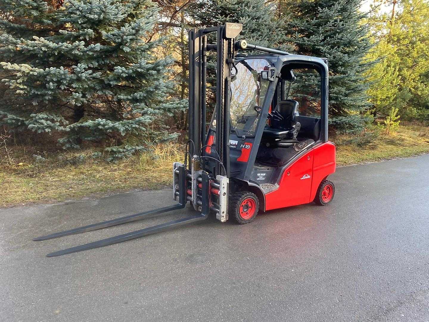 Used Forklift Linde H18T 4 ratų šakinis krautuvas (Image 1) Used Forklift Linde H18T 4 ratų šakinis krautuvas (Image 1)