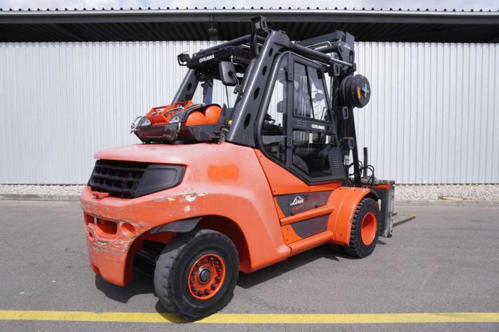 Used Forklift Linde H 80 T/900 EVO 396-03 4 ratų šakinis krautuvas (Image 2) Used Forklift Linde H 80 T/900 EVO 396-03 4 ratų šakinis krautuvas (Image 2)