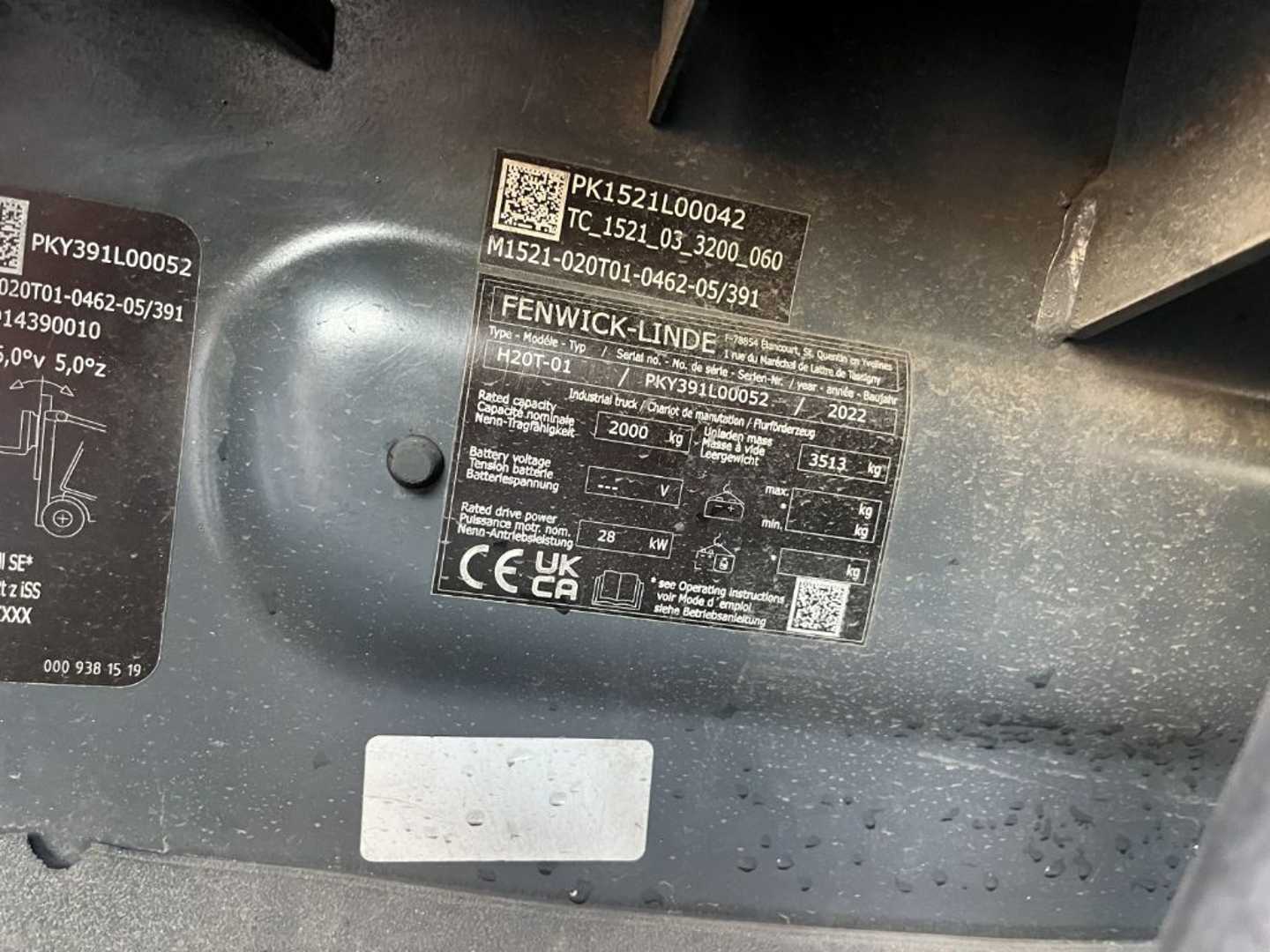 Used Forklift Linde H20T-01 4 ratų šakinis krautuvas (Image 4) Used Forklift Linde H20T-01 4 ratų šakinis krautuvas (Image 4)