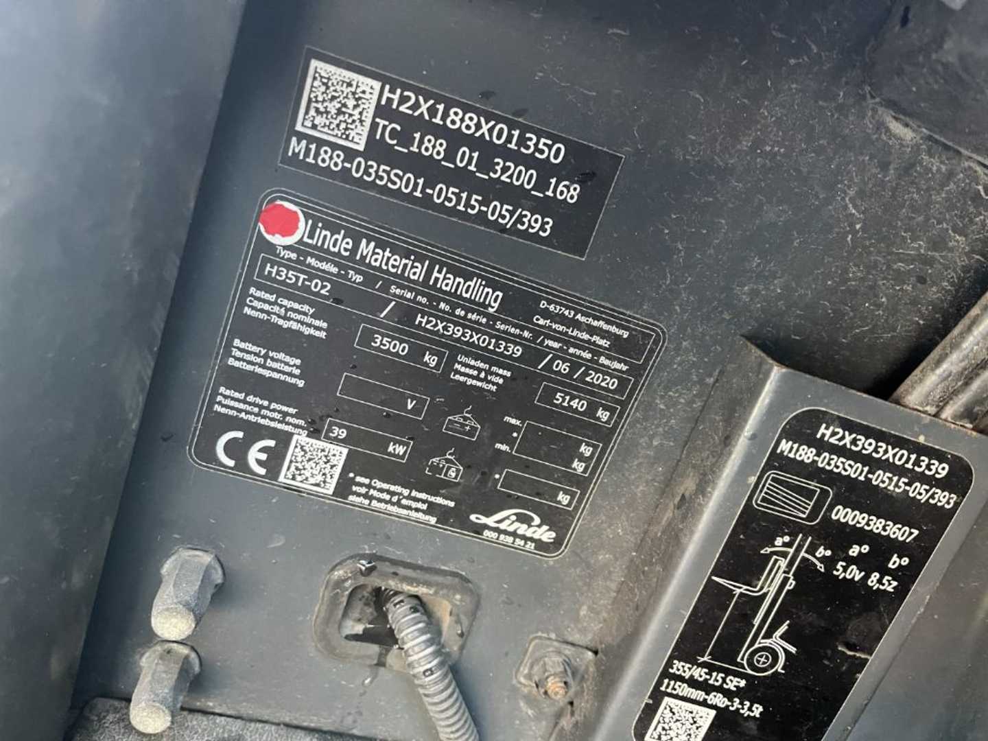 Used Forklift Linde H35T-02 4 ratų šakinis krautuvas (Image 4) Used Forklift Linde H35T-02 4 ratų šakinis krautuvas (Image 4)