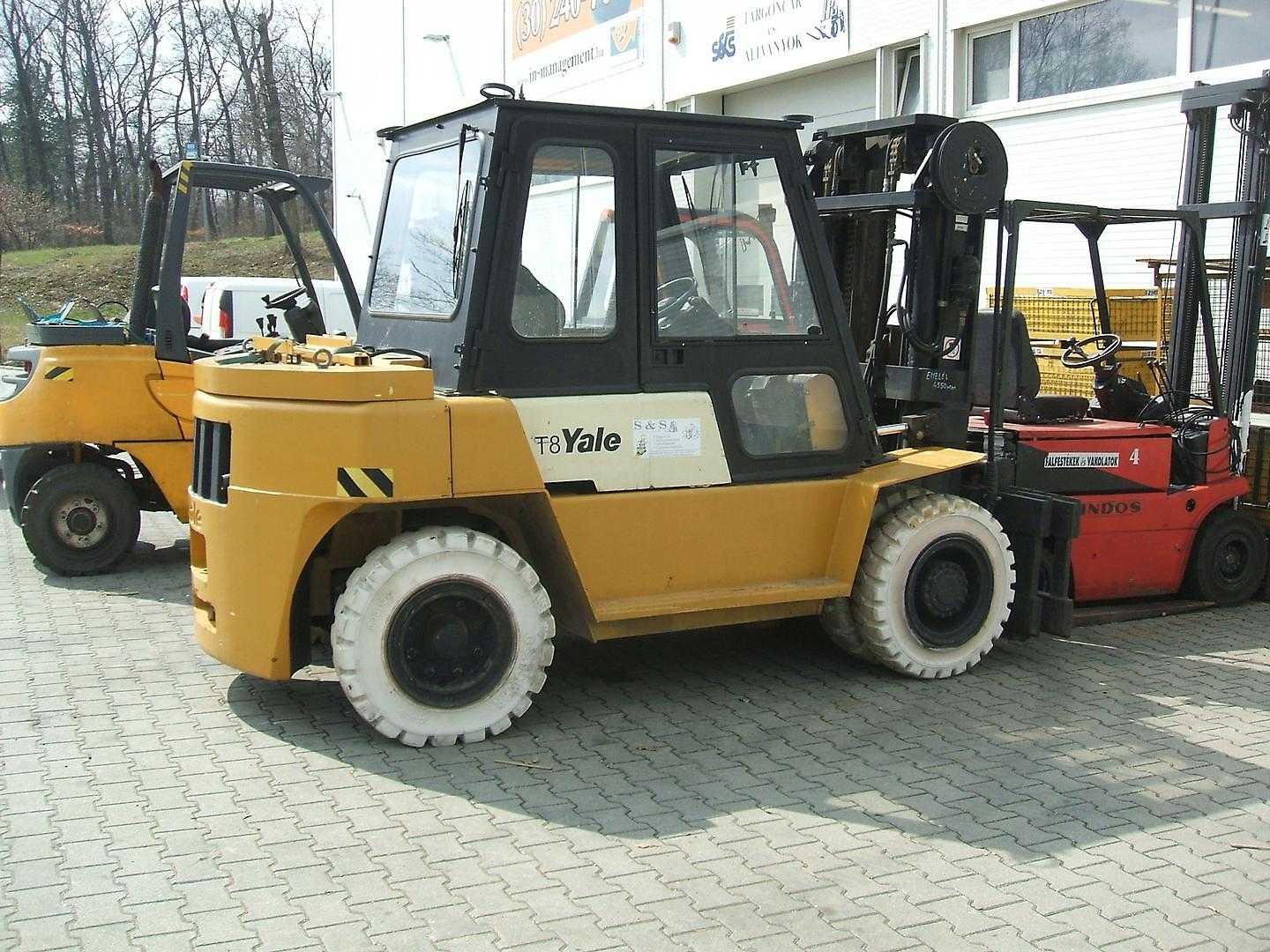 Used Forklift Yale GLP 80S 4 ratų šakinis krautuvas (Image 3) Used Forklift Yale GLP 80S 4 ratų šakinis krautuvas (Image 3)