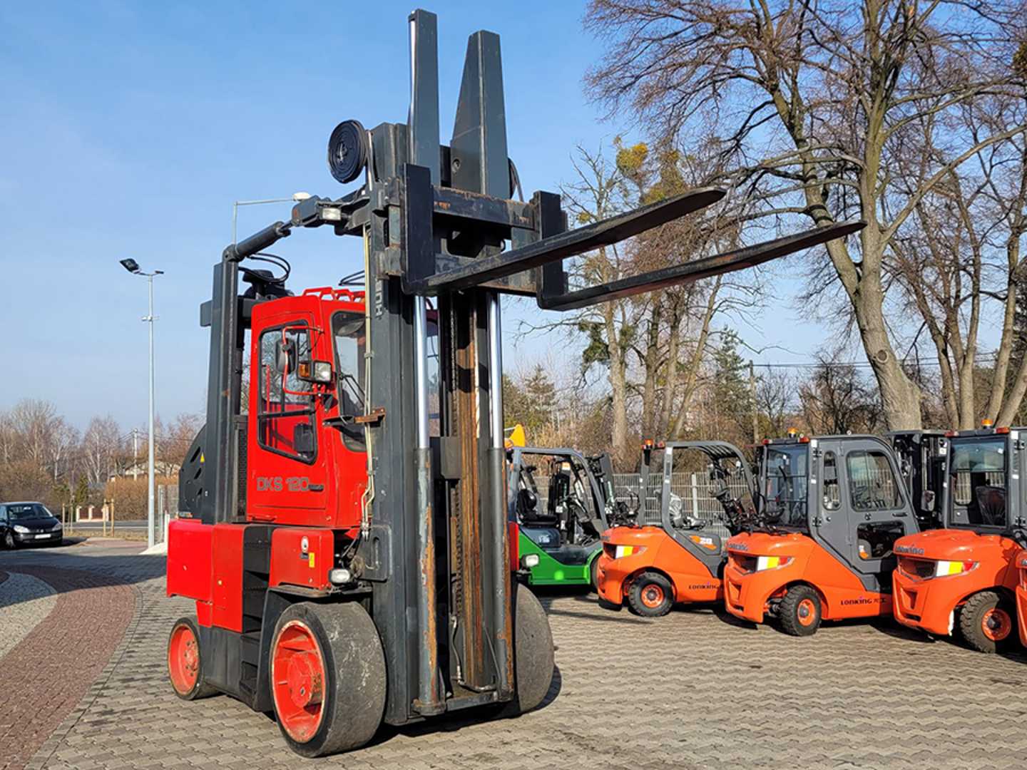 Used Forklift Hubtex DKS120 4 ratų šakinis krautuvas (Image 14)