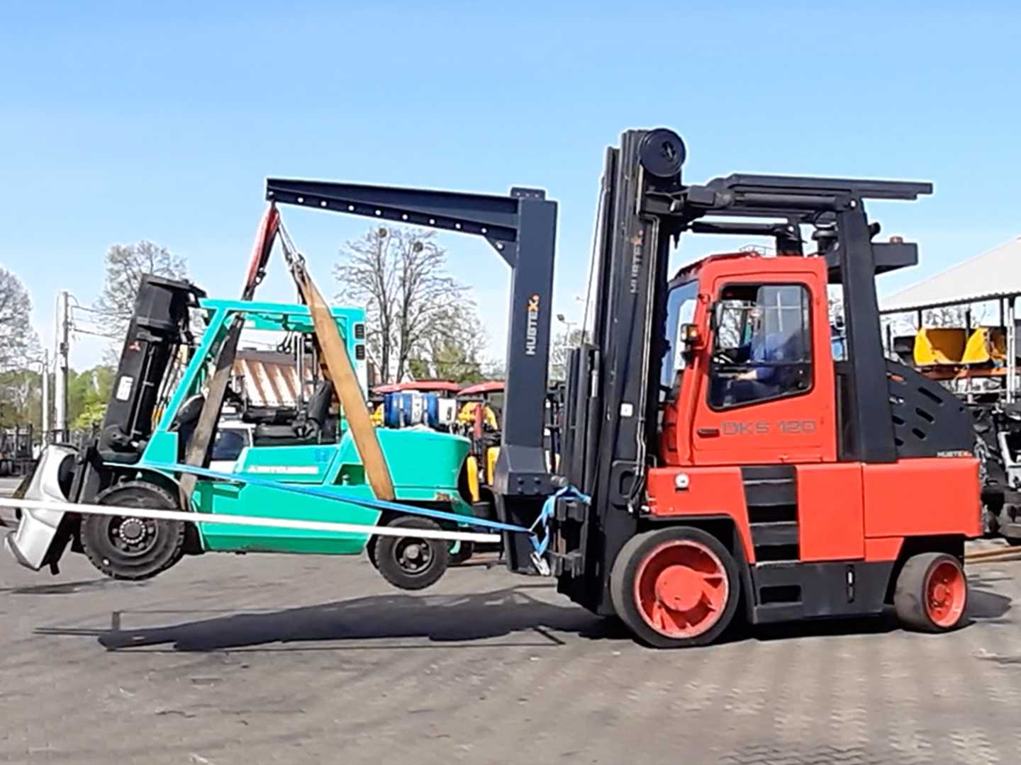 Used Forklift Hubtex DKS120 4 ratų šakinis krautuvas (Image 17)