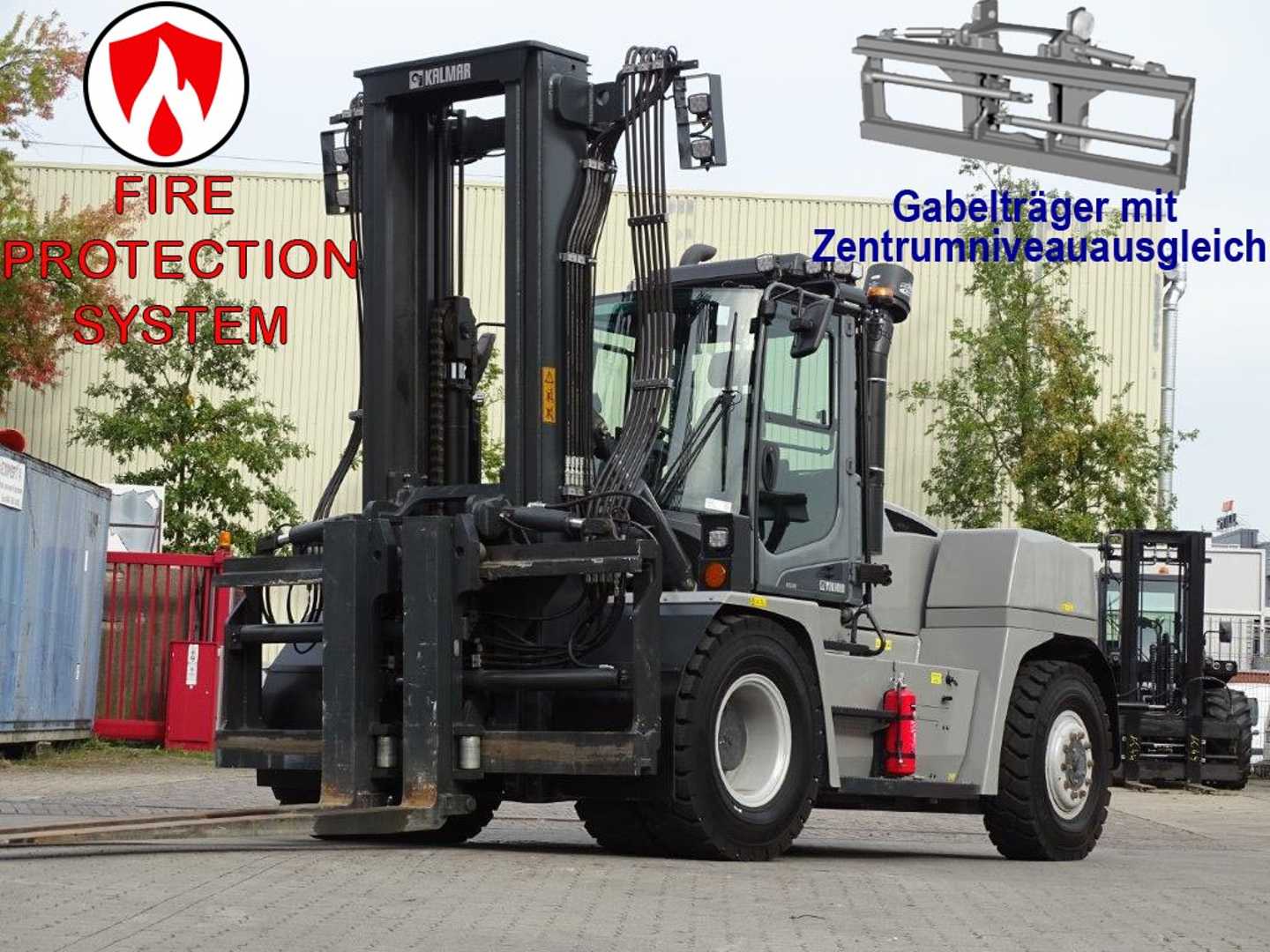 Used Forklift Kalmar DCG180-6 4 ratų šakinis krautuvas (Image 1)
