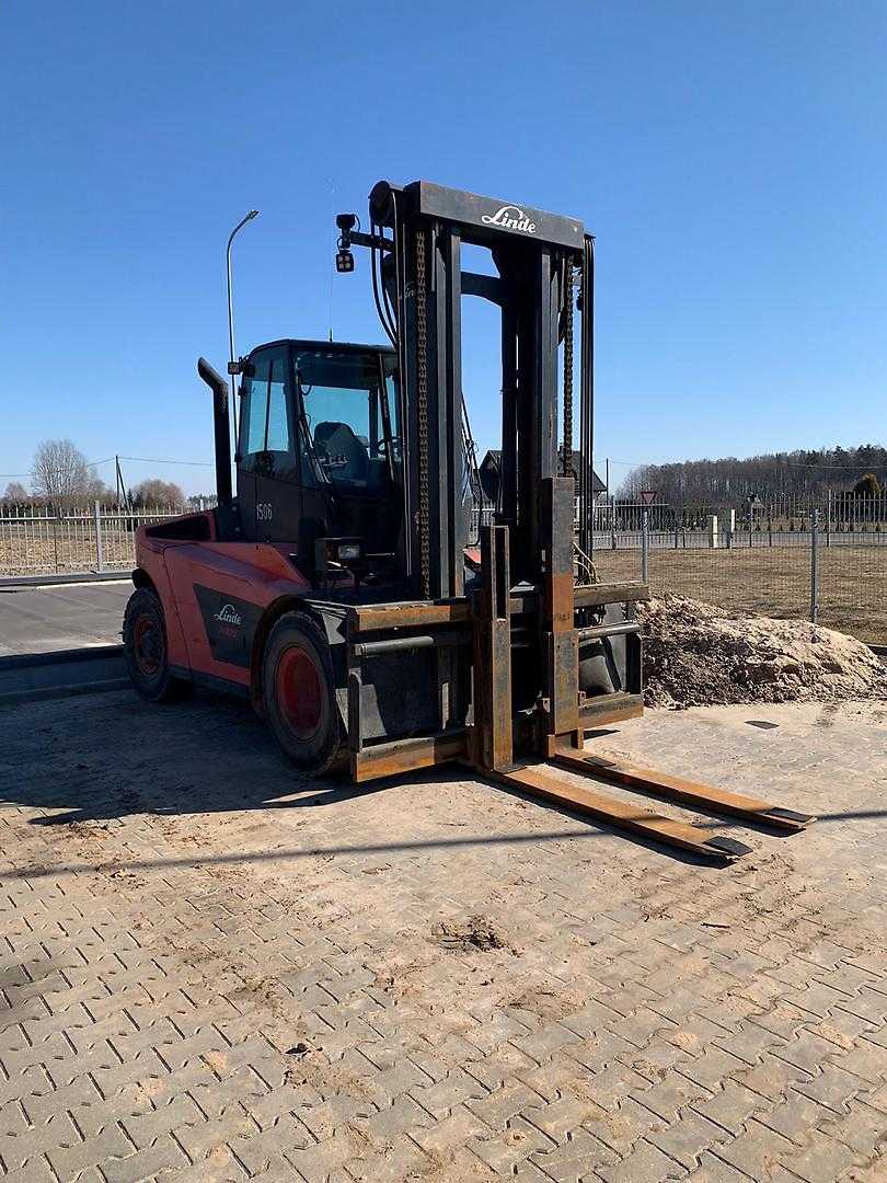 Used Forklift Linde H100D 4 ratų šakinis krautuvas (Image 1)