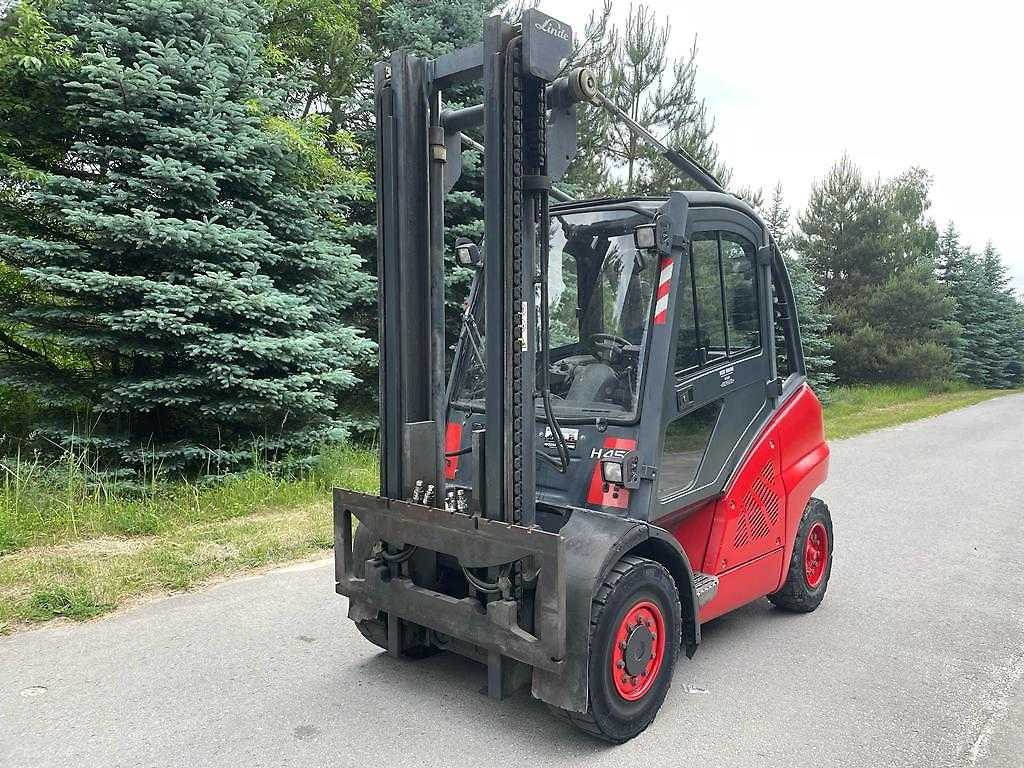 Used Forklift Linde H45D 4 ratų šakinis krautuvas (Image 1) Used Forklift Linde H45D 4 ratų šakinis krautuvas (Image 1)