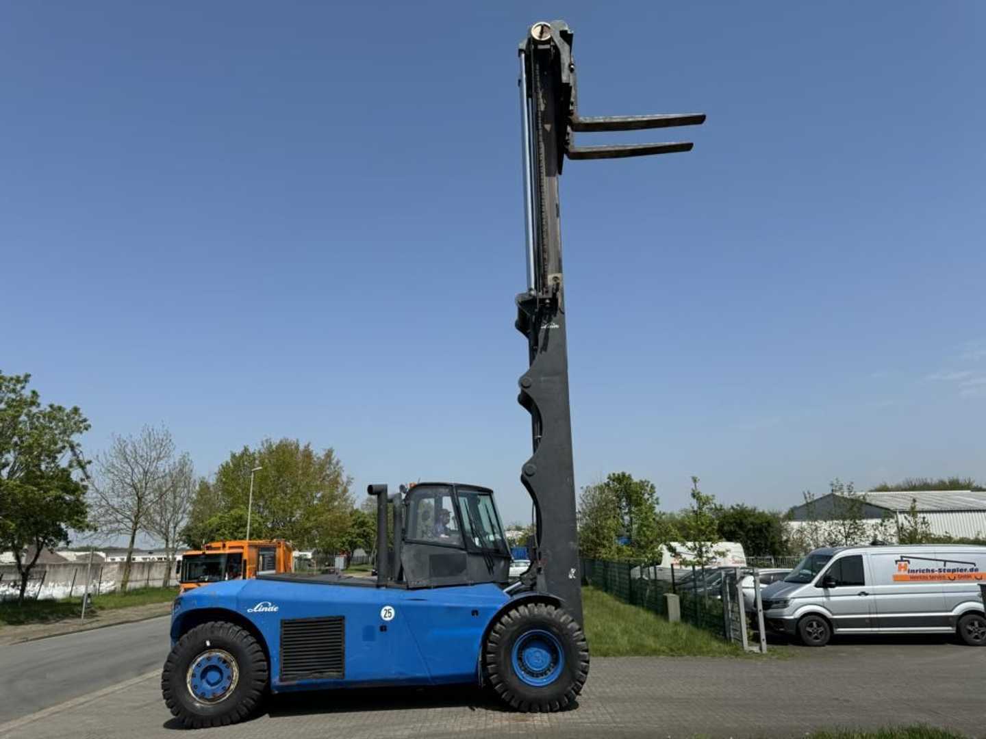 Used Forklift Linde H320 4 ratų šakinis krautuvas (Image 3)