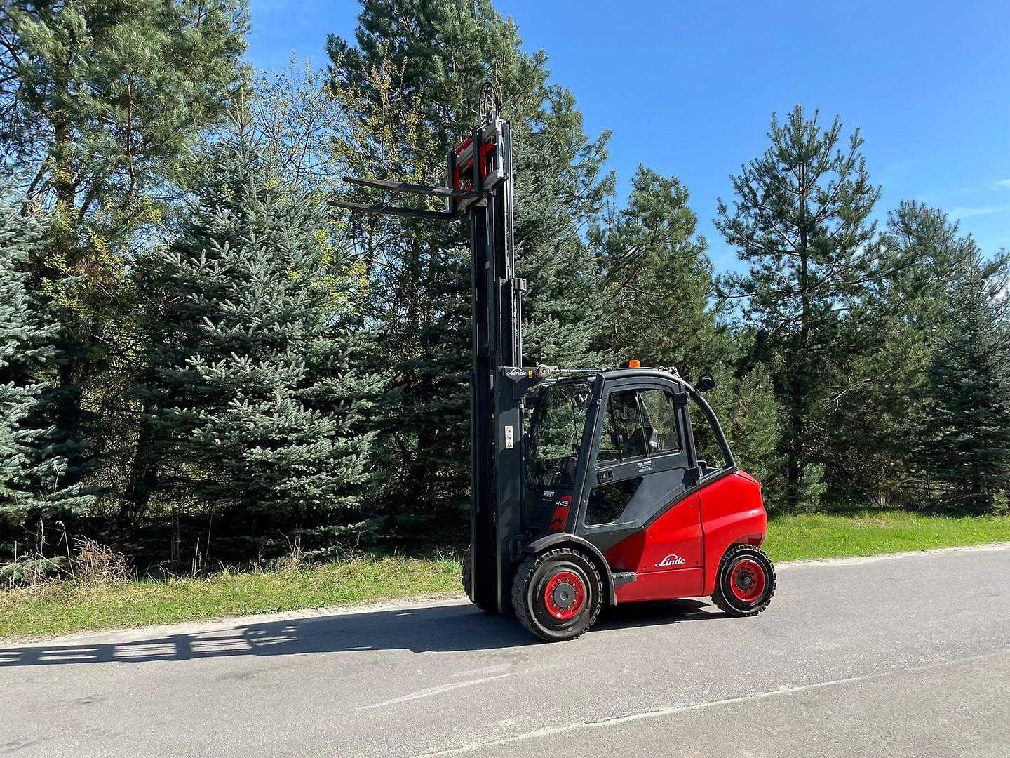 Used Forklift Linde H45D 4 ratų šakinis krautuvas (Image 7) Used Forklift Linde H45D 4 ratų šakinis krautuvas (Image 7)
