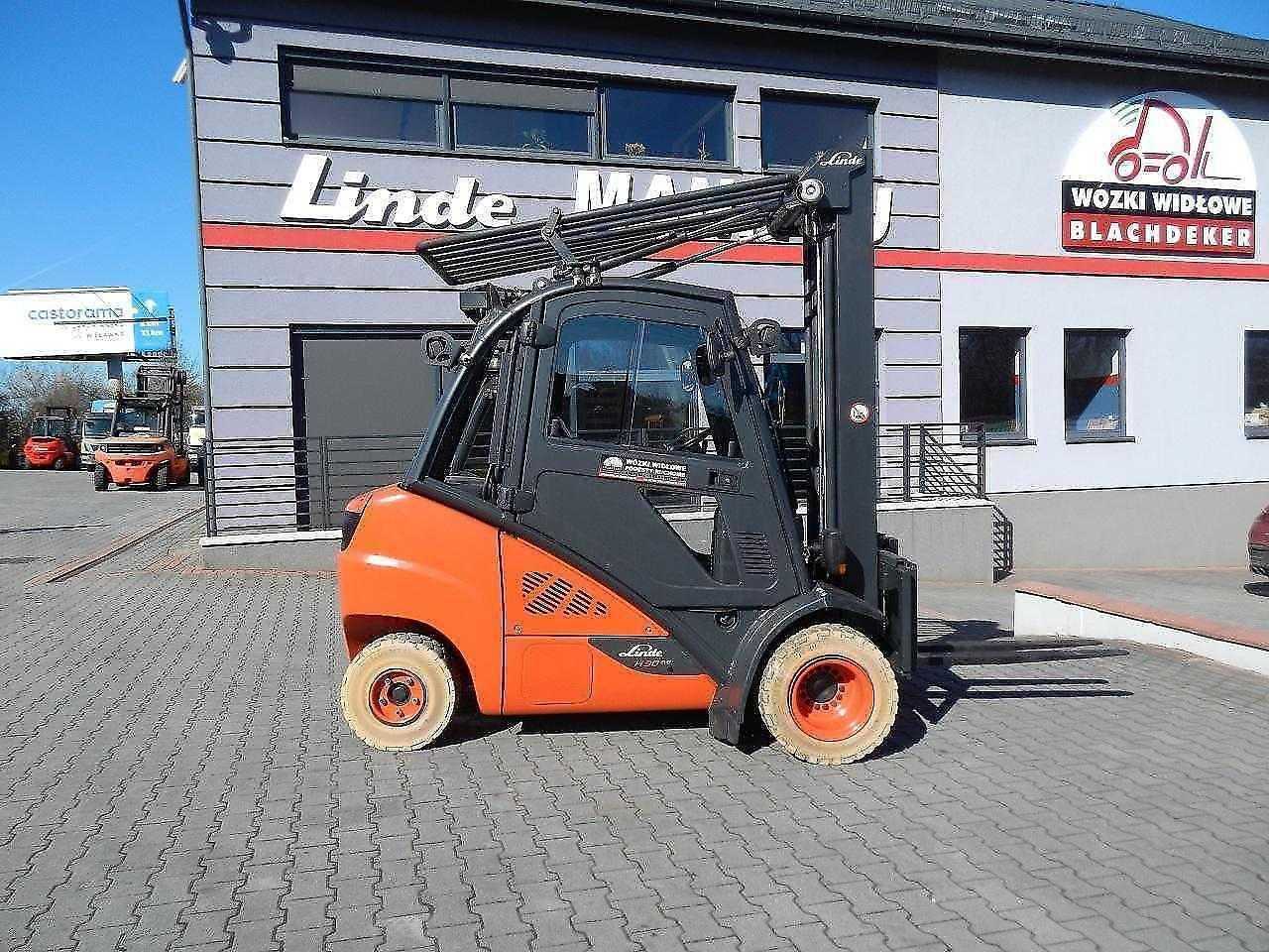 Used Forklift Linde H30D-02 Triplex , side shift 4 ratų šakinis krautuvas (Image 4)