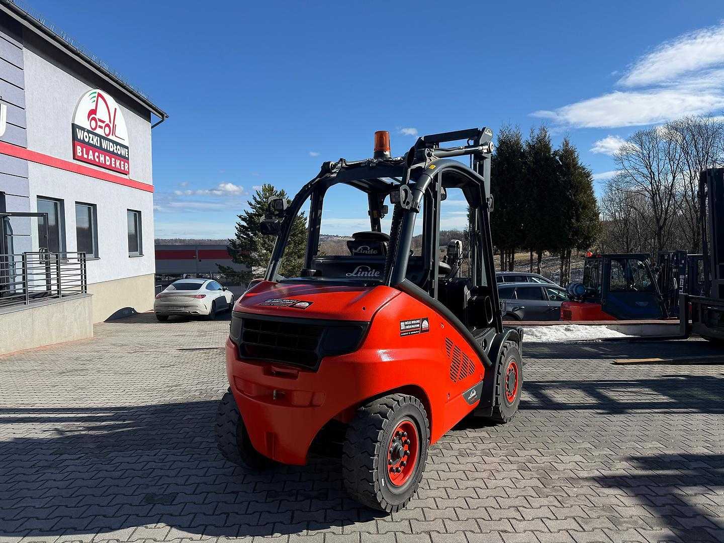 Used Forklift Linde H50D-02 Triplex, fork positioner, side shift, heated seat 4 ratų šakinis krautuvas (Image 9)