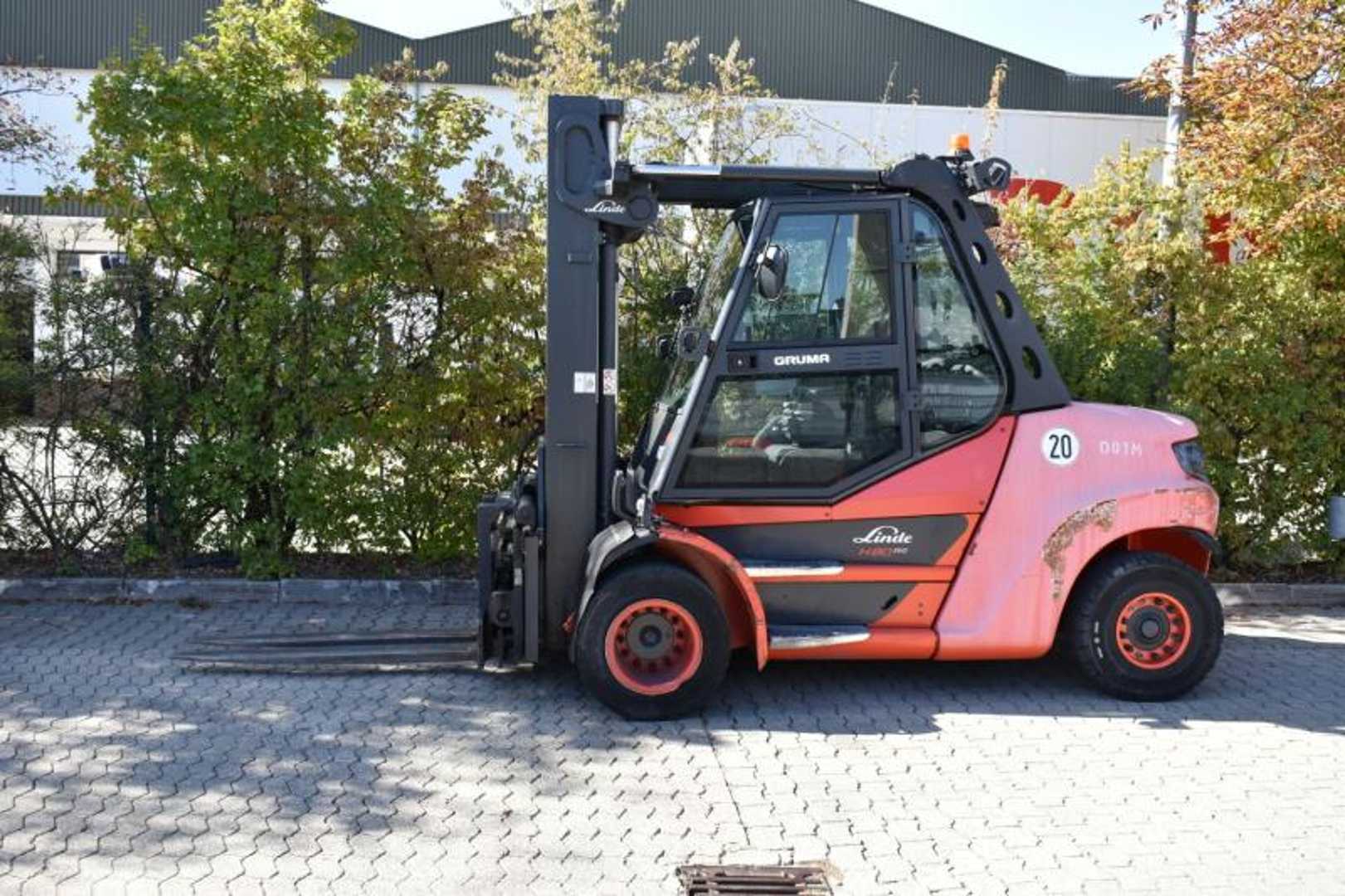 Used Forklift Linde H 80 D/900 EVO 396-03 4 ratų šakinis krautuvas (Image 4) Used Forklift Linde H 80 D/900 EVO 396-03 4 ratų šakinis krautuvas (Image 4)