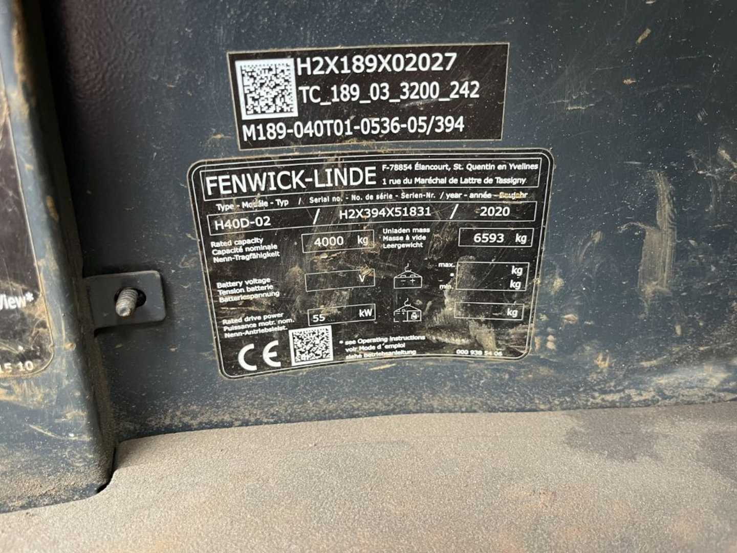 Used Forklift Linde H40D-02 4 ratų šakinis krautuvas (Image 4) Used Forklift Linde H40D-02 4 ratų šakinis krautuvas (Image 4)