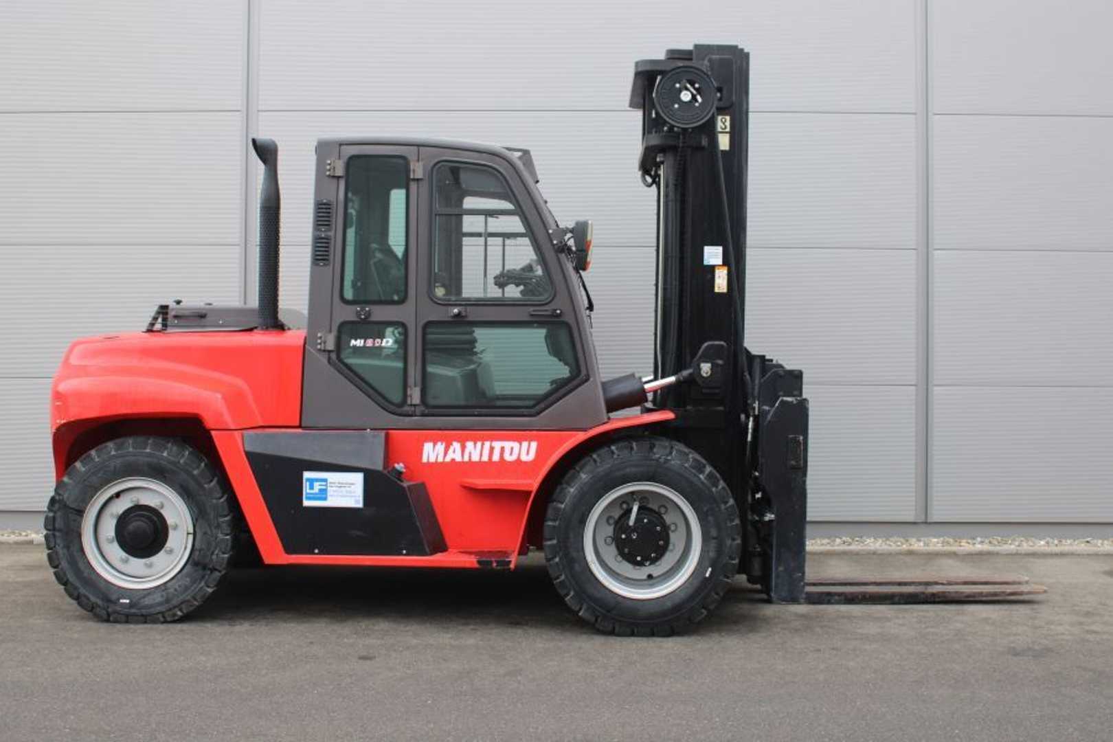 Used Forklift Manitou MI 80 D ST4 S2 4 ratų šakinis krautuvas (Image 4)