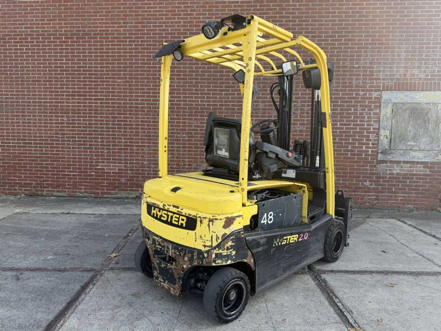 Used Forklift Hyster J2.0XN LWB 4 ratų šakinis krautuvas (Image 3)