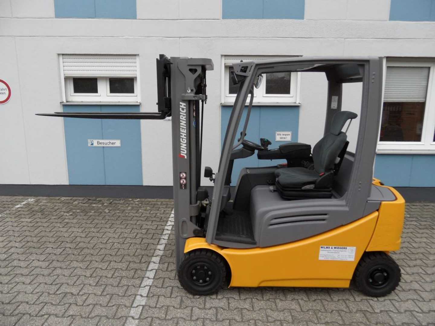 Used Forklift Jungheinrich EFG 316 - Triplex - NEUE Batterie! 4 ratų šakinis krautuvas (Image 4) Used Forklift Jungheinrich EFG 316 - Triplex - NEUE Batterie! 4 ratų šakinis krautuvas (Image 4)