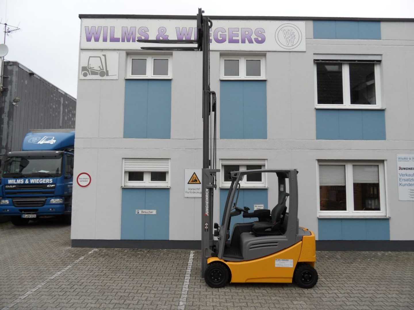 Used Forklift Jungheinrich EFG 316 - Triplex - NEUE Batterie! 4 ratų šakinis krautuvas (Image 5) Used Forklift Jungheinrich EFG 316 - Triplex - NEUE Batterie! 4 ratų šakinis krautuvas (Image 5)