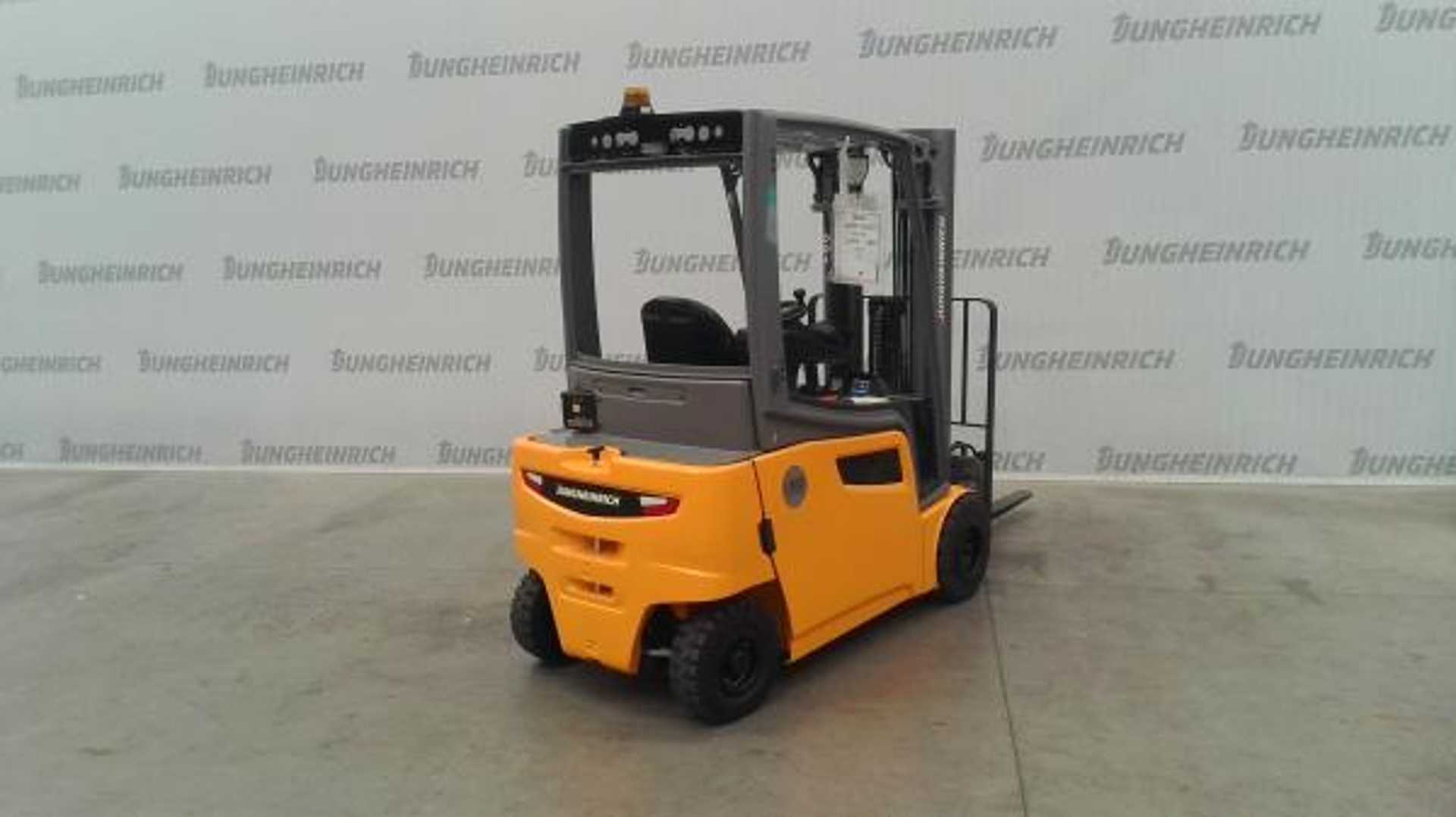 Used Forklift Jungheinrich EFG 320 Li SP GE 115-440 DZ 4 ratų šakinis krautuvas (Image 1) Used Forklift Jungheinrich EFG 320 Li SP GE 115-440 DZ 4 ratų šakinis krautuvas (Image 1)