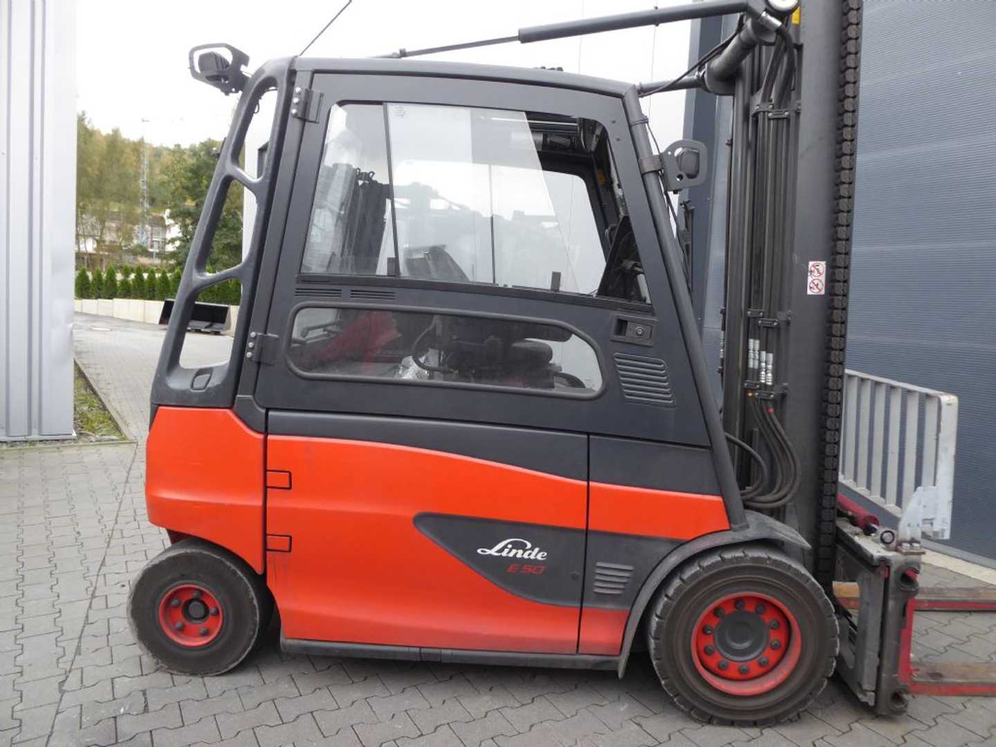 Used Forklift Linde E50HL-01 4 ratų šakinis krautuvas (Image 9)
