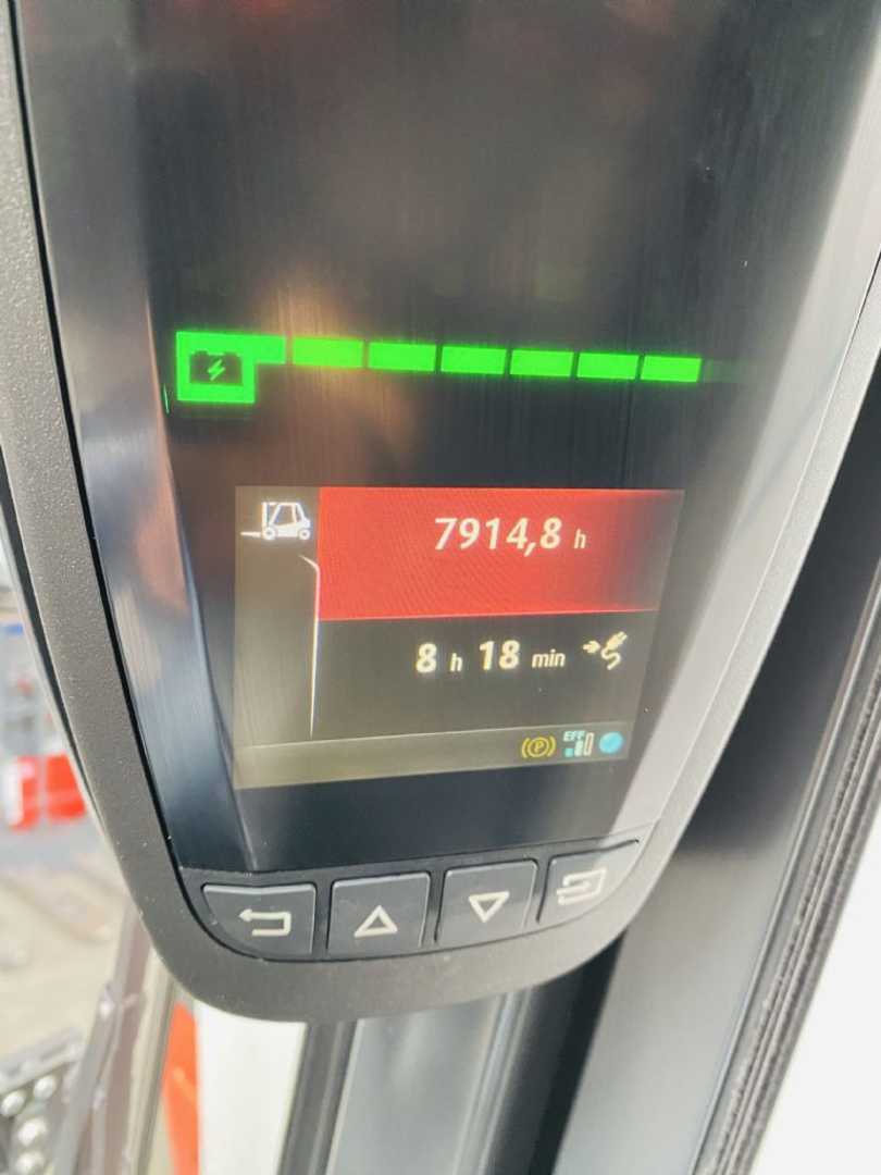 Used Forklift Linde E 50 HL-01/600 Kabine Triplex 4 ratų šakinis krautuvas (Image 8)