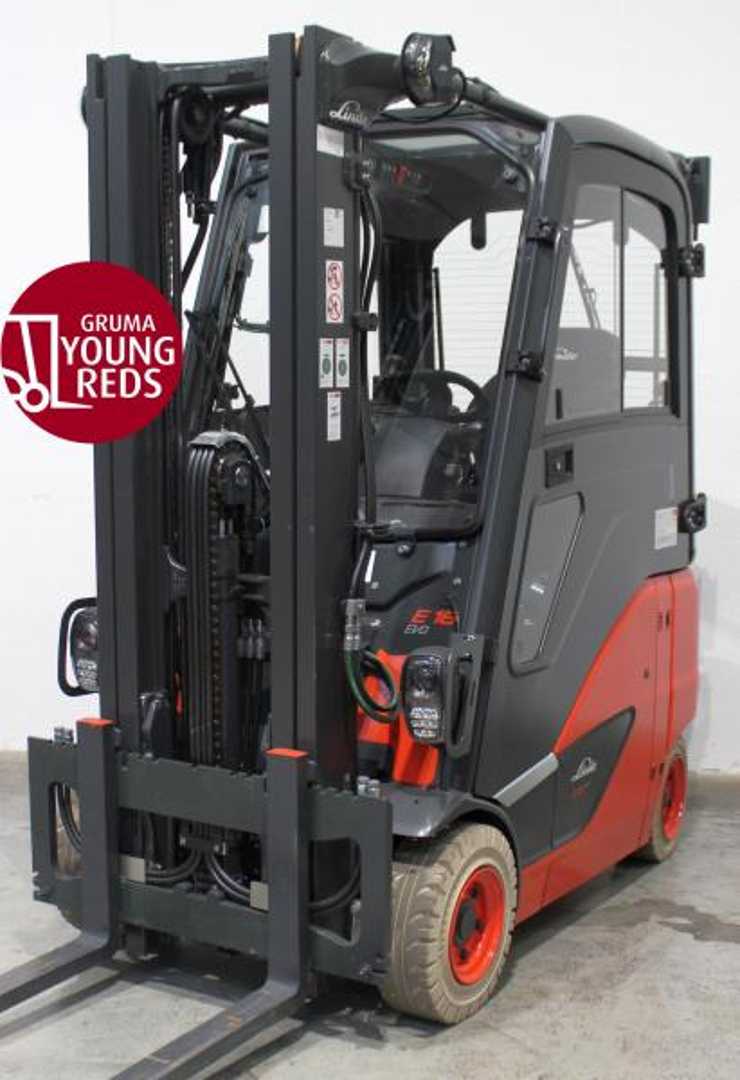 Used Forklift Linde E 16 PH EVO 386-02 4 ratų šakinis krautuvas (Image 1) Used Forklift Linde E 16 PH EVO 386-02 4 ratų šakinis krautuvas (Image 1)