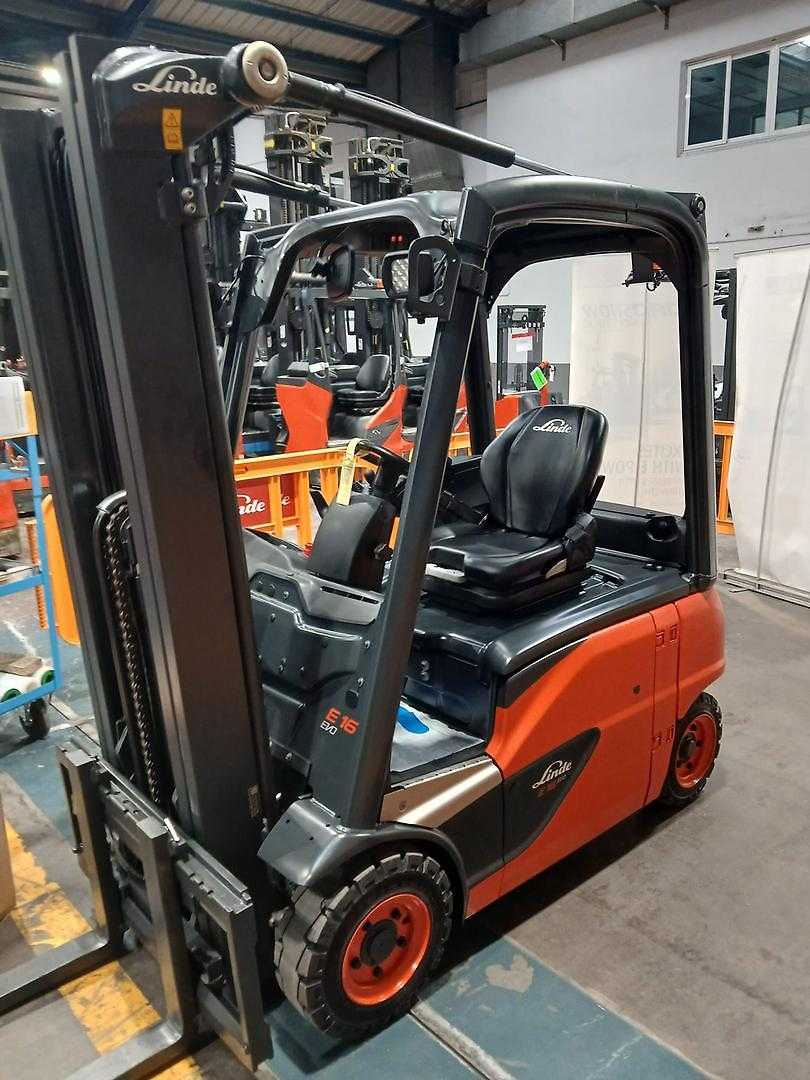 Used Forklift Linde E16P 4 ratų šakinis krautuvas (Image 2) Used Forklift Linde E16P 4 ratų šakinis krautuvas (Image 2)