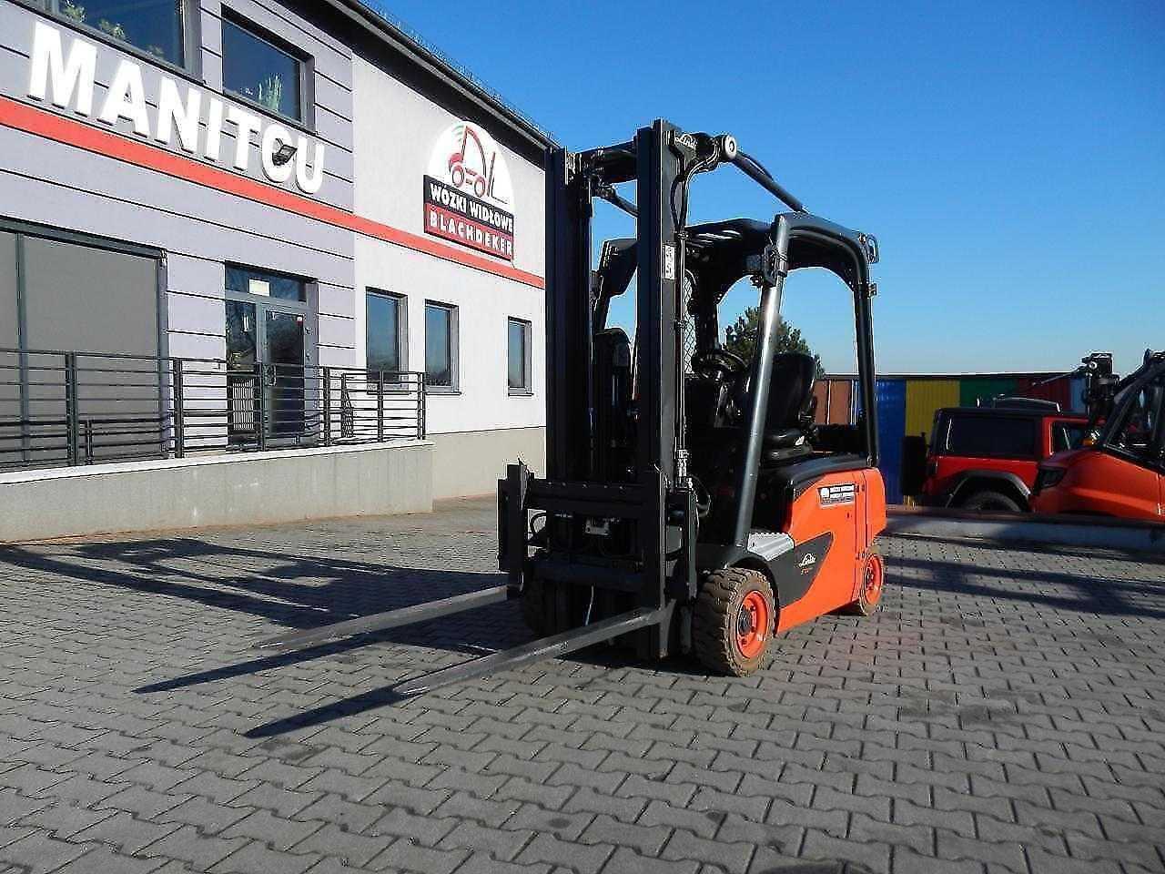 Used Forklift Linde E16P-02 Triplex , side shift 4 ratų šakinis krautuvas (Image 2)