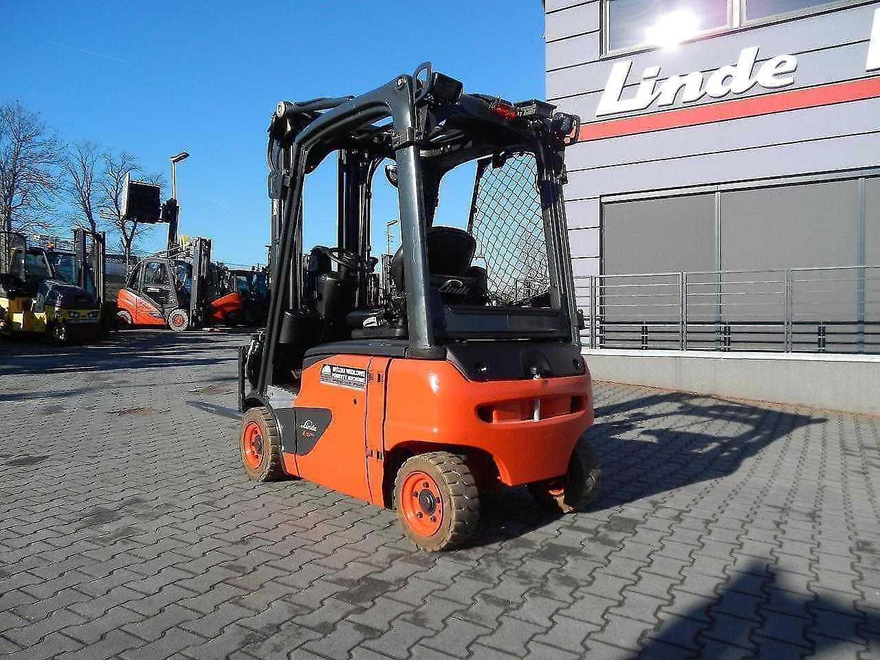 Used Forklift Linde E16P-02 Triplex , side shift 4 ratų šakinis krautuvas (Image 3)