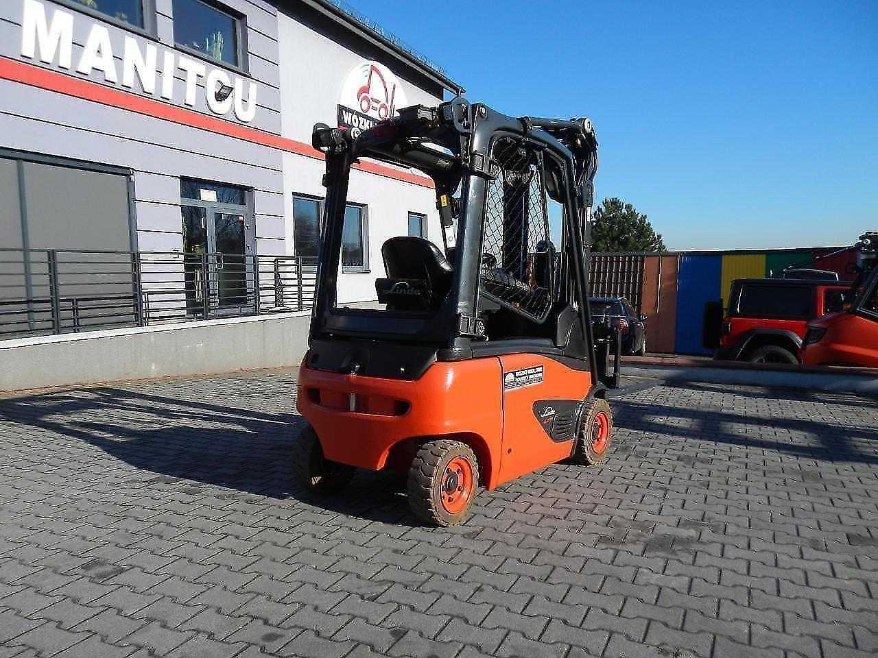 Used Forklift Linde E16P-02 Triplex , side shift 4 ratų šakinis krautuvas (Image 5)