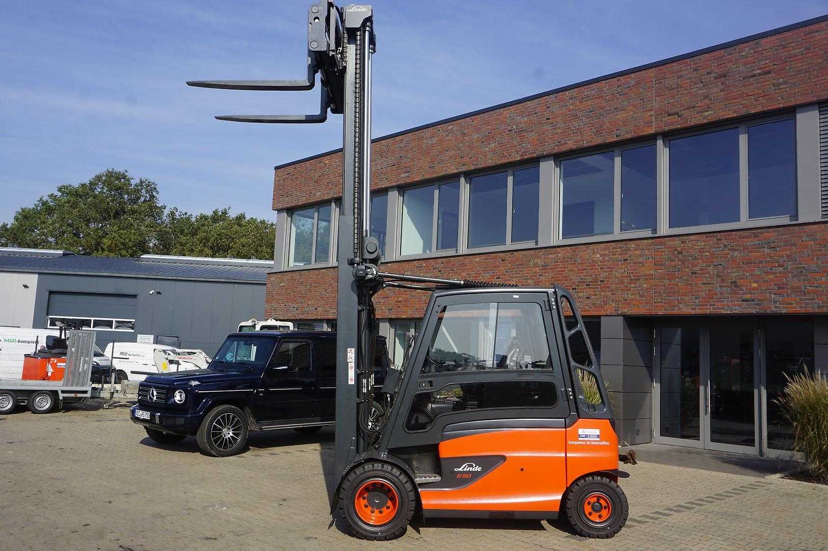 Used Forklift Linde E 50HL-01 - Nur 2.631 Stunden - Top Zustand 4 ratų šakinis krautuvas (Image 14) Used Forklift Linde E 50HL-01 - Nur 2.631 Stunden - Top Zustand 4 ratų šakinis krautuvas (Image 14)