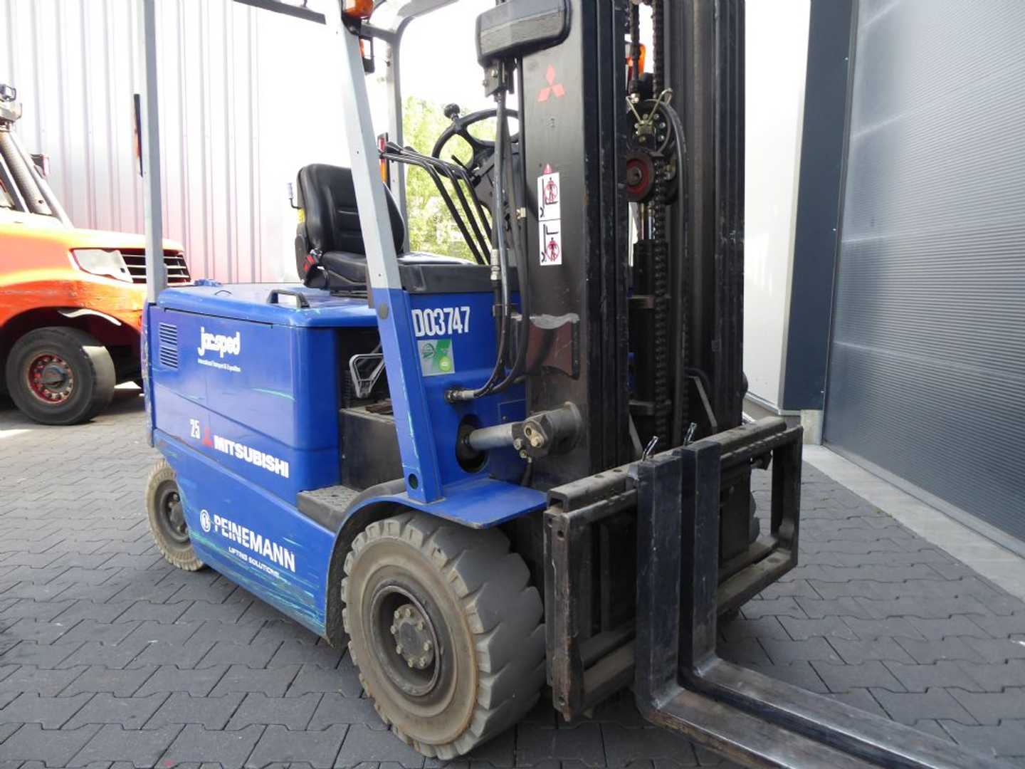 Used Forklift Mitsubishi FB25K-PAC 4 ratų šakinis krautuvas (Image 7)