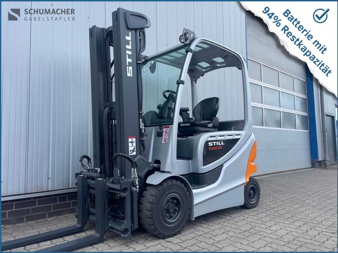 Used Forklift STILL RX60-25 | Batterie 94% 4 ratų šakinis krautuvas (Image 1)