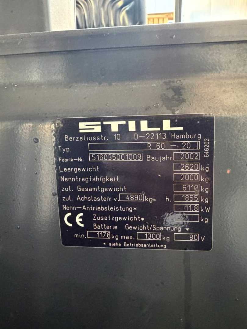 Used Forklift STILL RX60-20i 4 ratų šakinis krautuvas (Image 4) Used Forklift STILL RX60-20i 4 ratų šakinis krautuvas (Image 4)