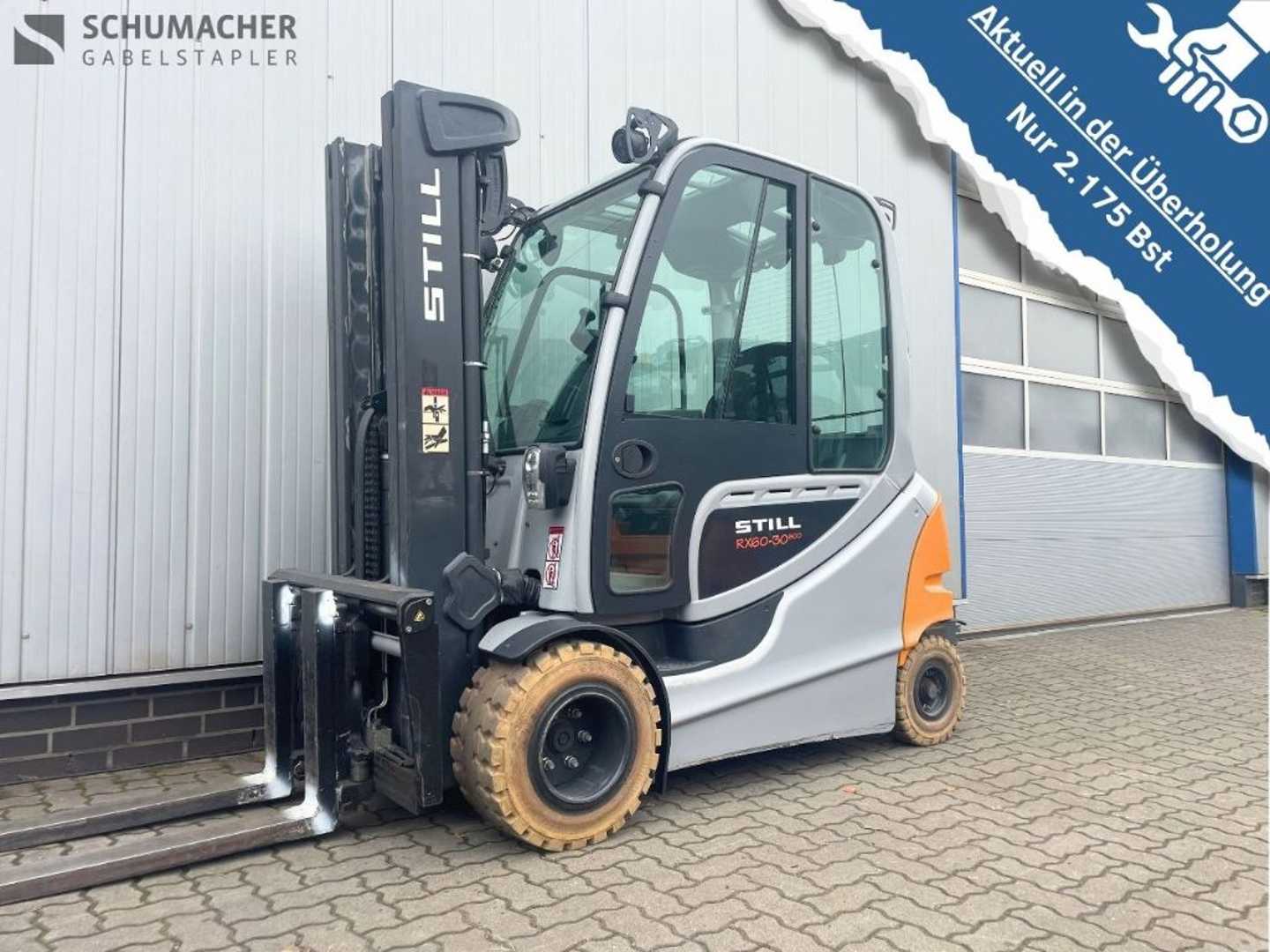 Used Forklift STILL RX60-30L/600 | Nur 2.175 Bst. 4 ratų šakinis krautuvas (Image 1)