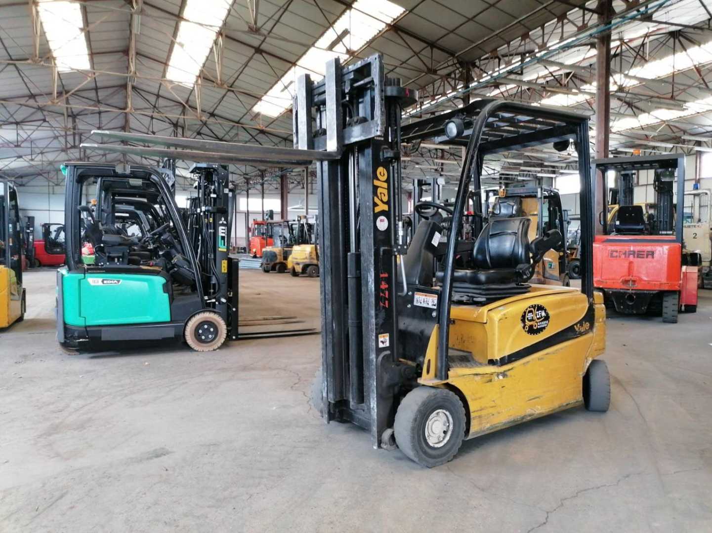 Used Forklift Yale ERP16VF LWB 4 ratų šakinis krautuvas (Image 4)