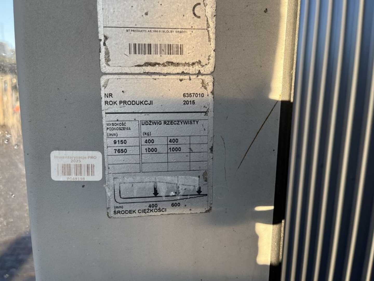 Used Forklift BT OME100H Aukšto kėlimo krautuvas (> 6 m) (Image 5) Used Forklift BT OME100H Aukšto kėlimo krautuvas (> 6 m) (Image 5)