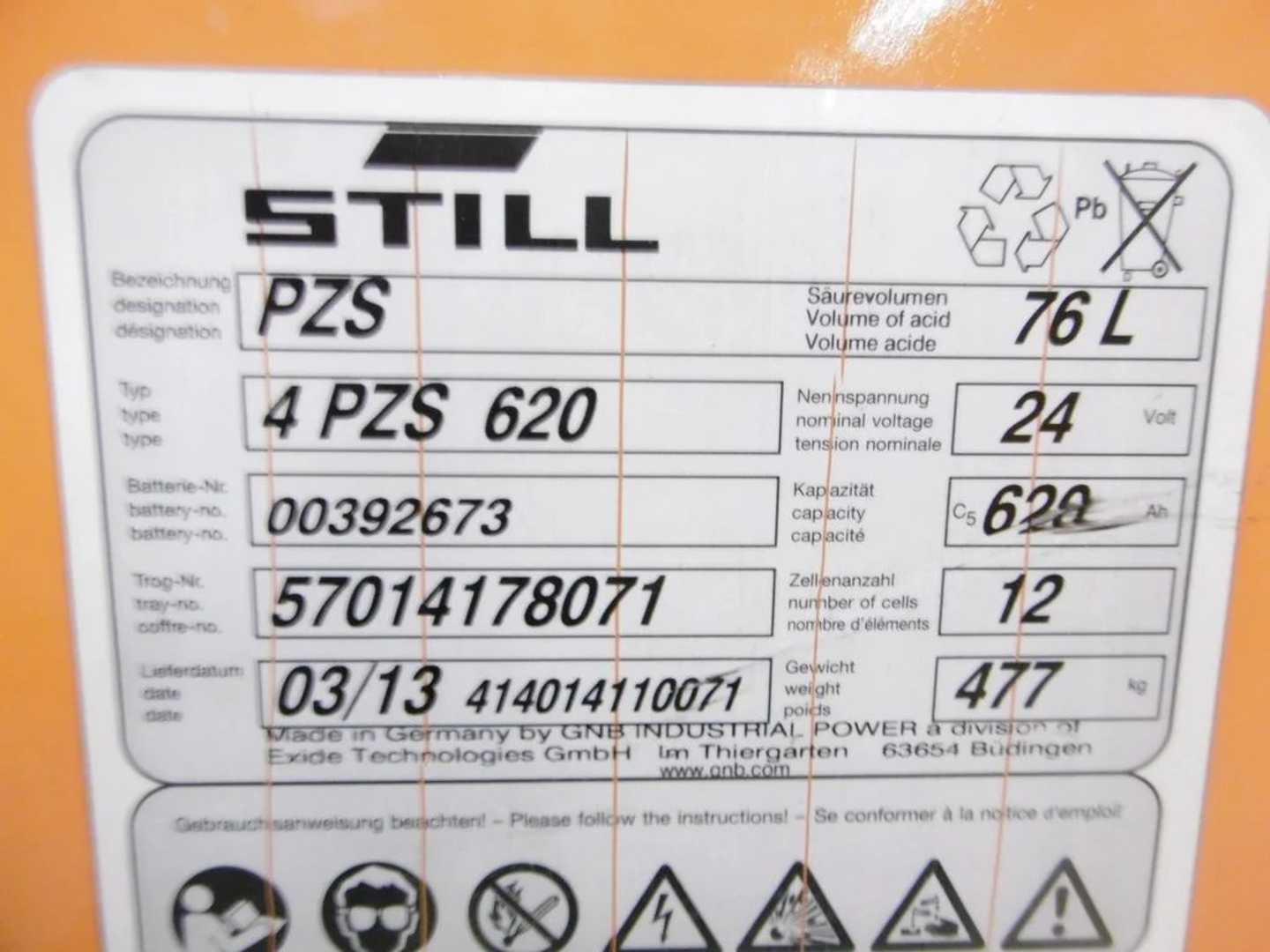 Used Forklift STILL EK-X 790 Aukšto kėlimo krautuvas (> 6 m) (Image 4)