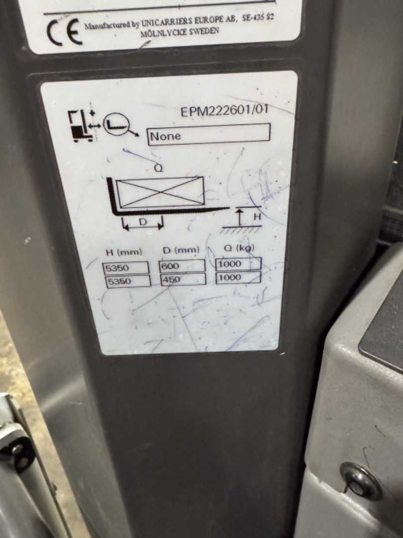 Used Forklift UniCarriers 100TVI470EPM - 1.729 Std. - HH 4.700 mm Aukšto kėlimo krautuvas (> 6 m) (Image 20) Used Forklift UniCarriers 100TVI470EPM - 1.729 Std. - HH 4.700 mm Aukšto kėlimo krautuvas (> 6 m) (Image 20)