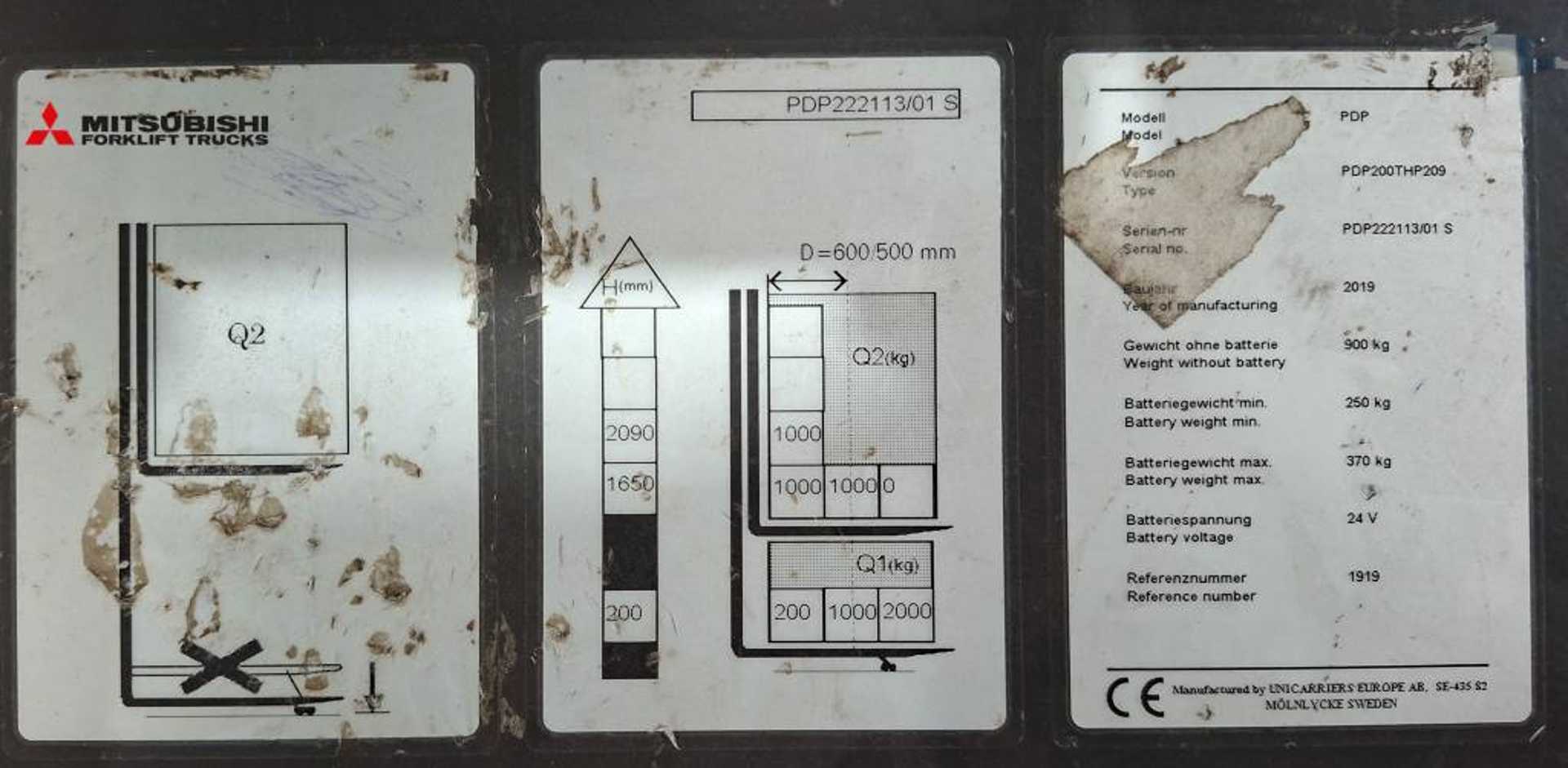 Used Forklift UniCarriers PDP 200 T Aukšto kėlimo krautuvas su grąžulu (Image 4) Used Forklift UniCarriers PDP 200 T Aukšto kėlimo krautuvas su grąžulu (Image 4)