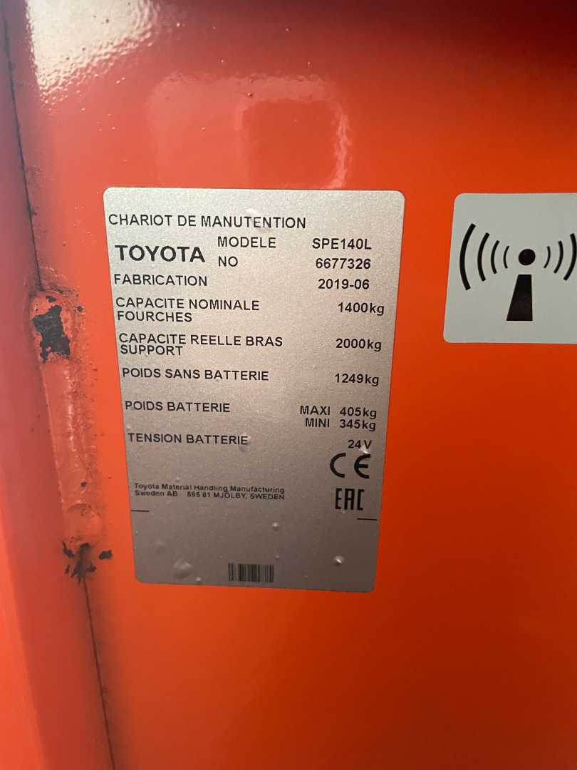 Used Forklift BT SPE145L Aukšto kėlimo krautuvas su grąžulu (Image 4)