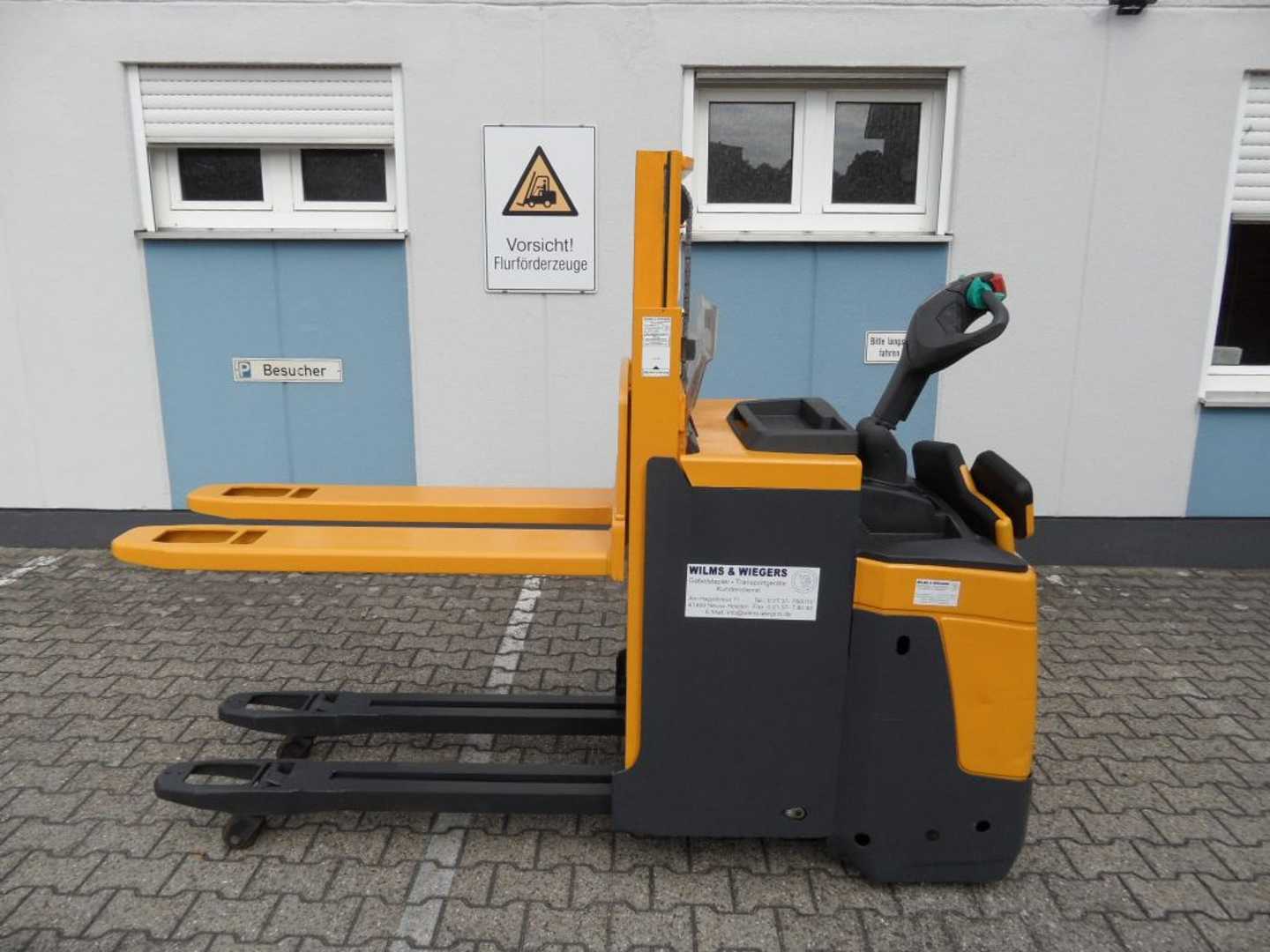Used Forklift Jungheinrich ERD 220 - NEUE Batterie - Plattform klappbar Aukšto kėlimo krautuvas su grąžulu (Image 9)