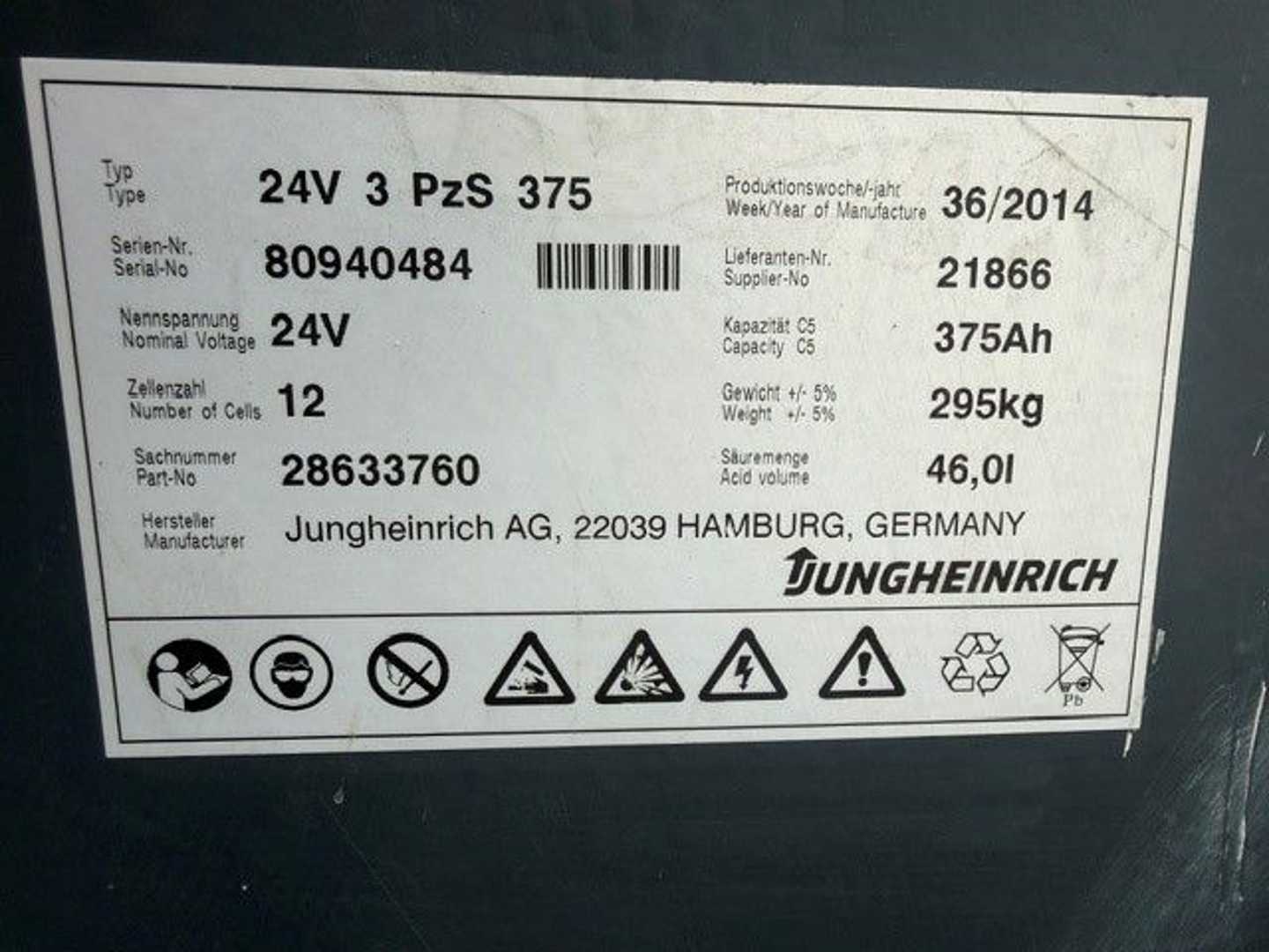 Used Forklift Jungheinrich ERD220 Aukšto kėlimo krautuvas su grąžulu (Image 6) Used Forklift Jungheinrich ERD220 Aukšto kėlimo krautuvas su grąžulu (Image 6)